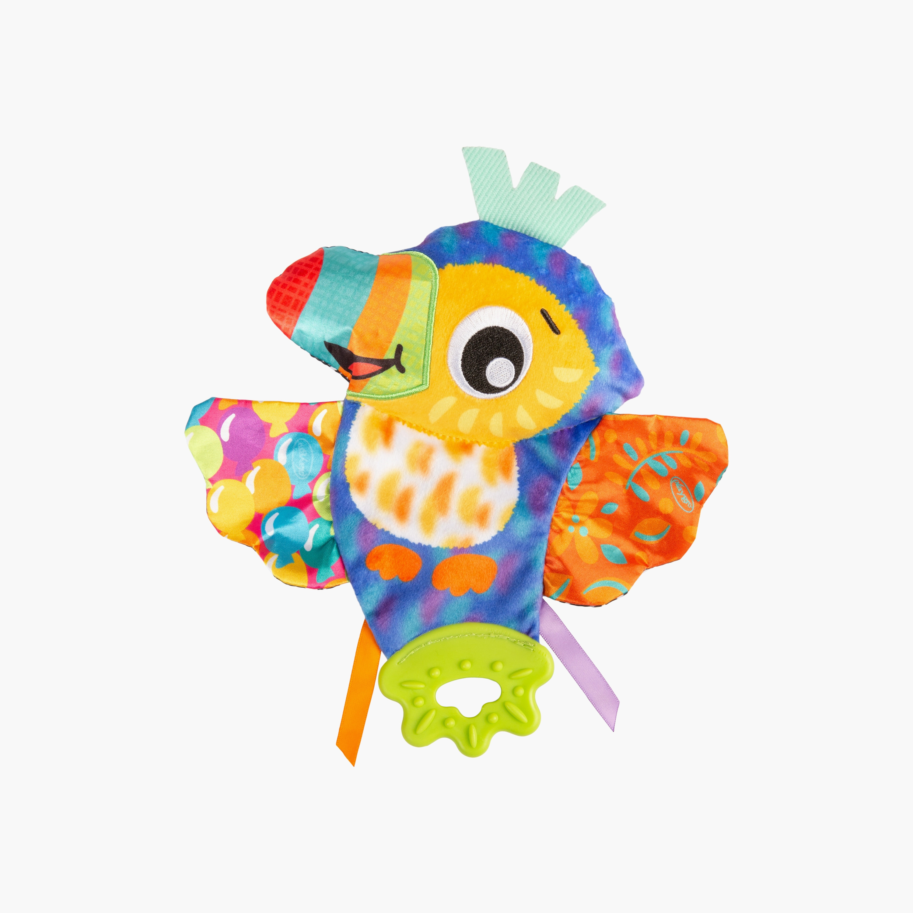 Playgro Crinkle Blankie Tamika Toucan - 0+ Months-toys-babyandtoddlertoys-rattlesandteethers-image-1
