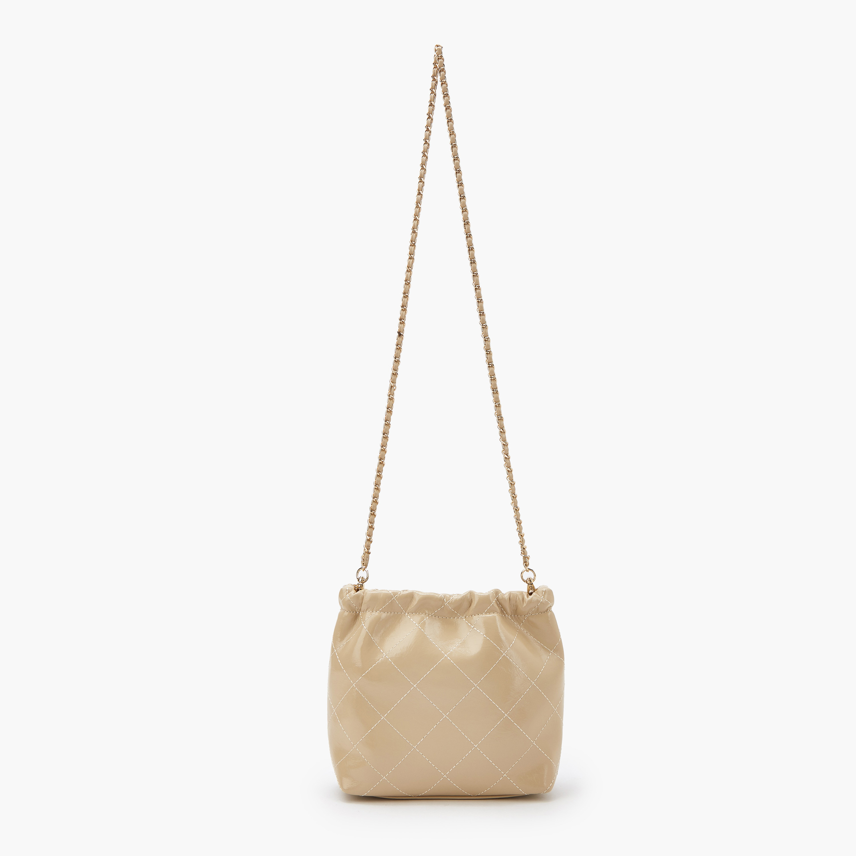 شنطة كتف مبطنة بحزام مزين بسلسلة من سيليست-women-bagsandwallets-handbags-image-3
