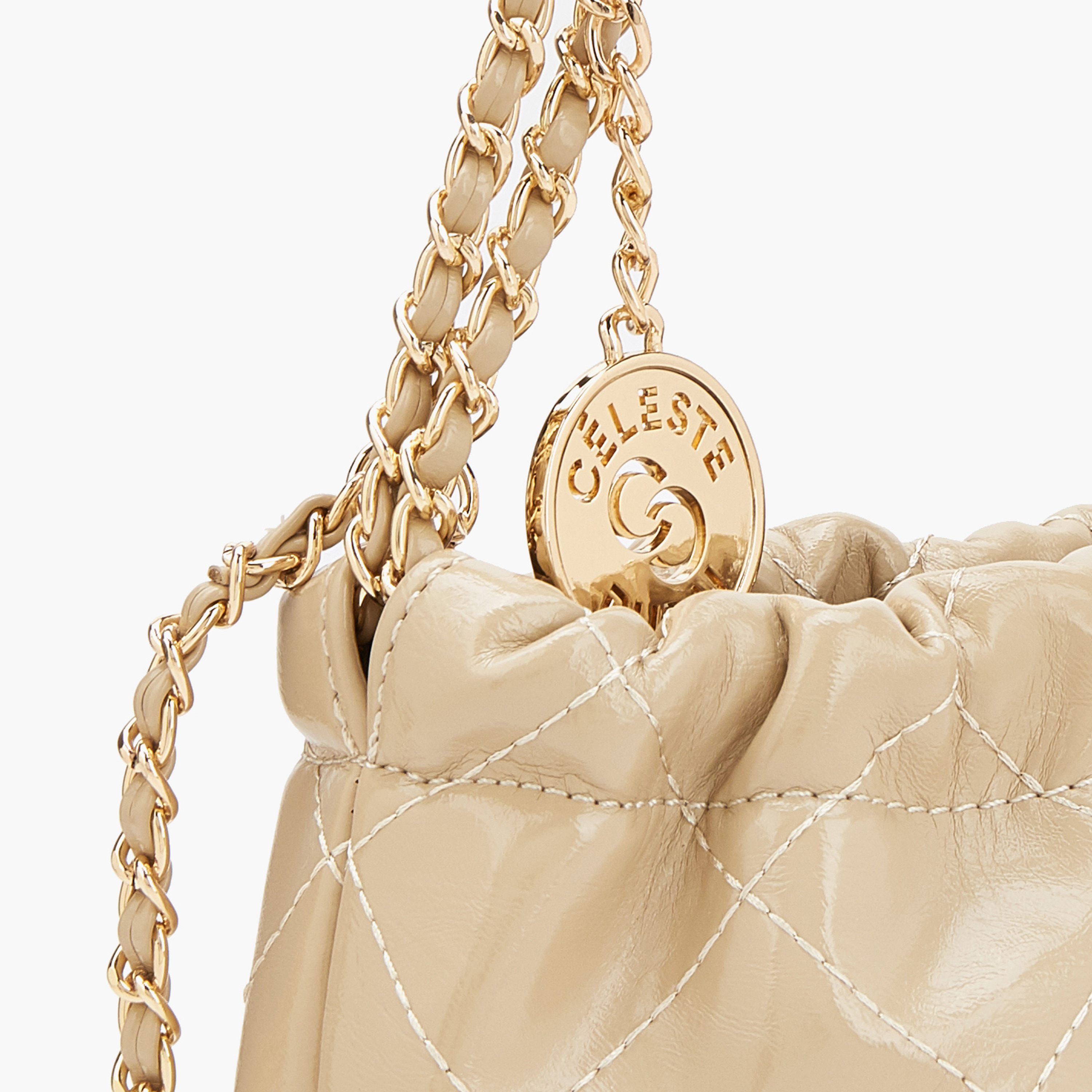 شنطة كتف مبطنة بحزام مزين بسلسلة من سيليست-women-bagsandwallets-handbags-image-7