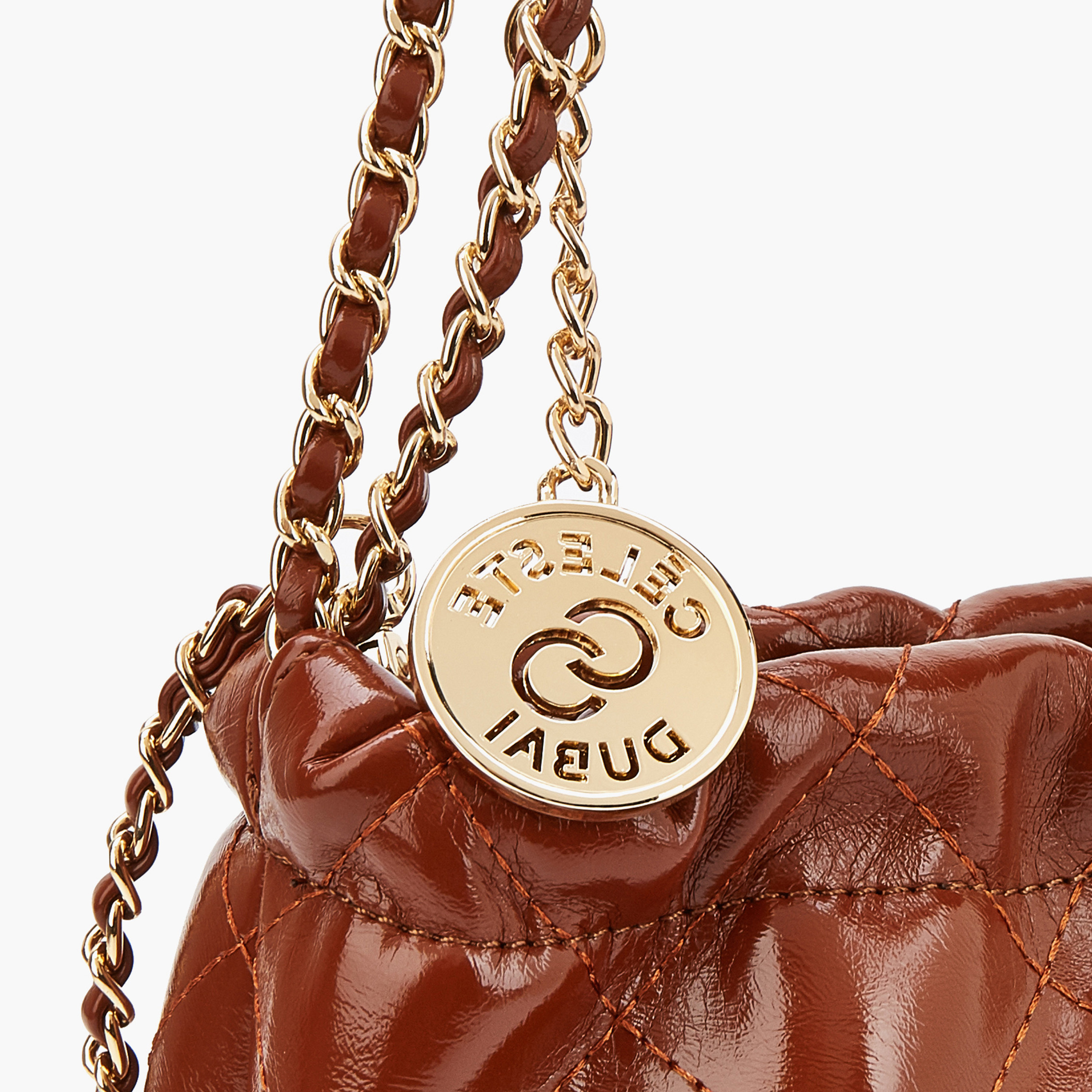 Celeste Quilted Shoulder Bag with Chain Accent Strap-women-bagsandwallets-handbags-image-4