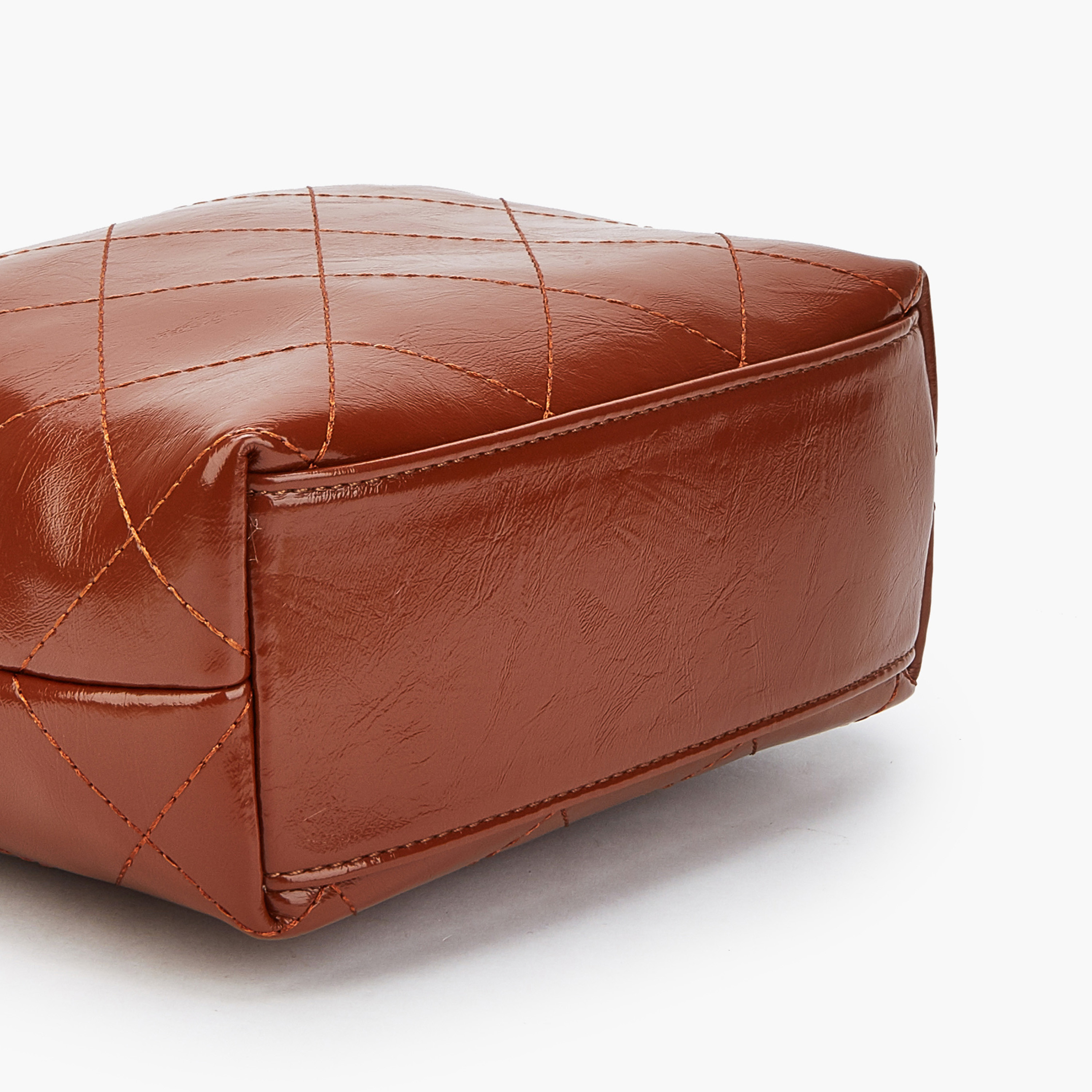 Celeste Quilted Shoulder Bag with Chain Accent Strap-women-bagsandwallets-handbags-image-6