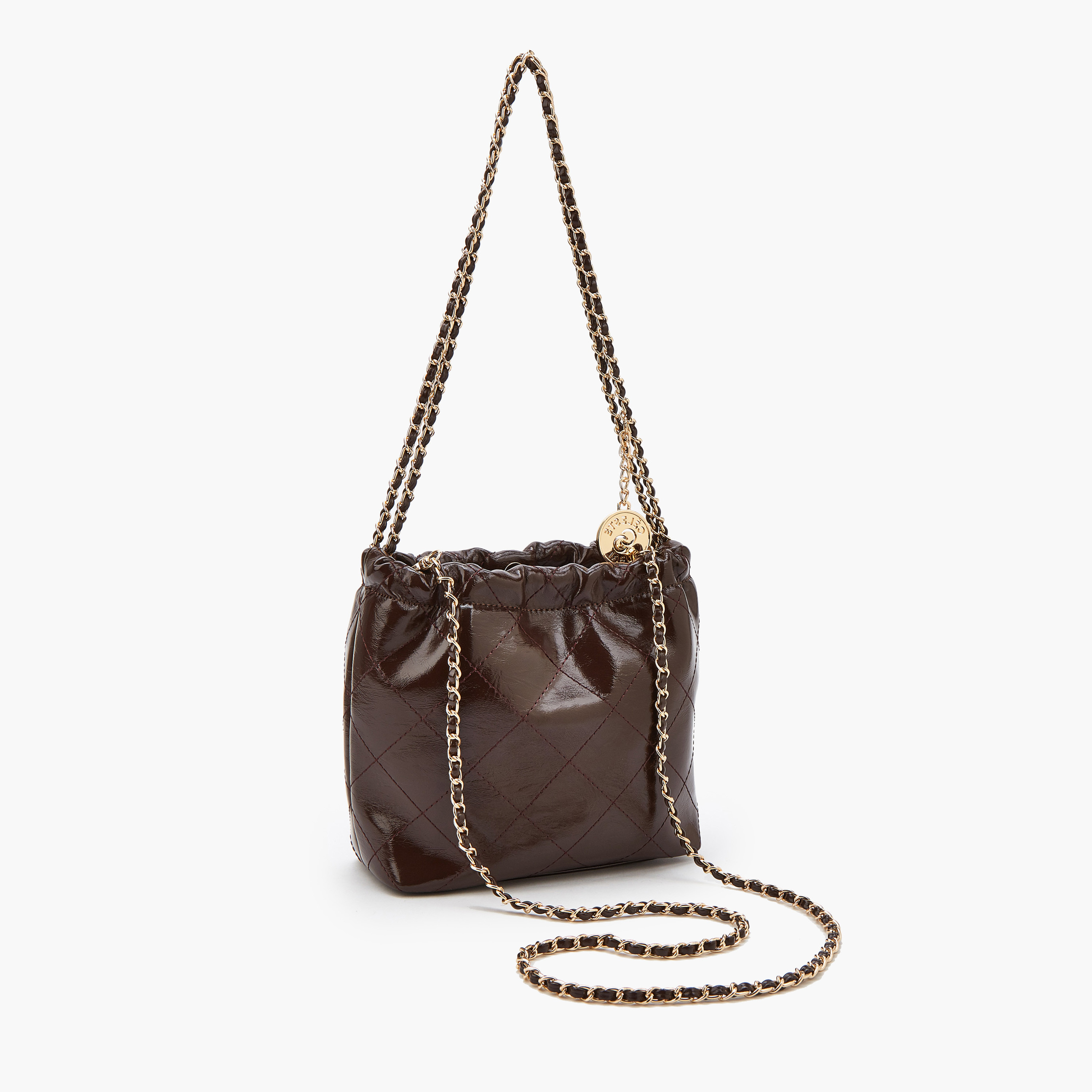 Celeste Quilted Shoulder Bag with Chain Accent Strap-women-bagsandwallets-handbags-image-5