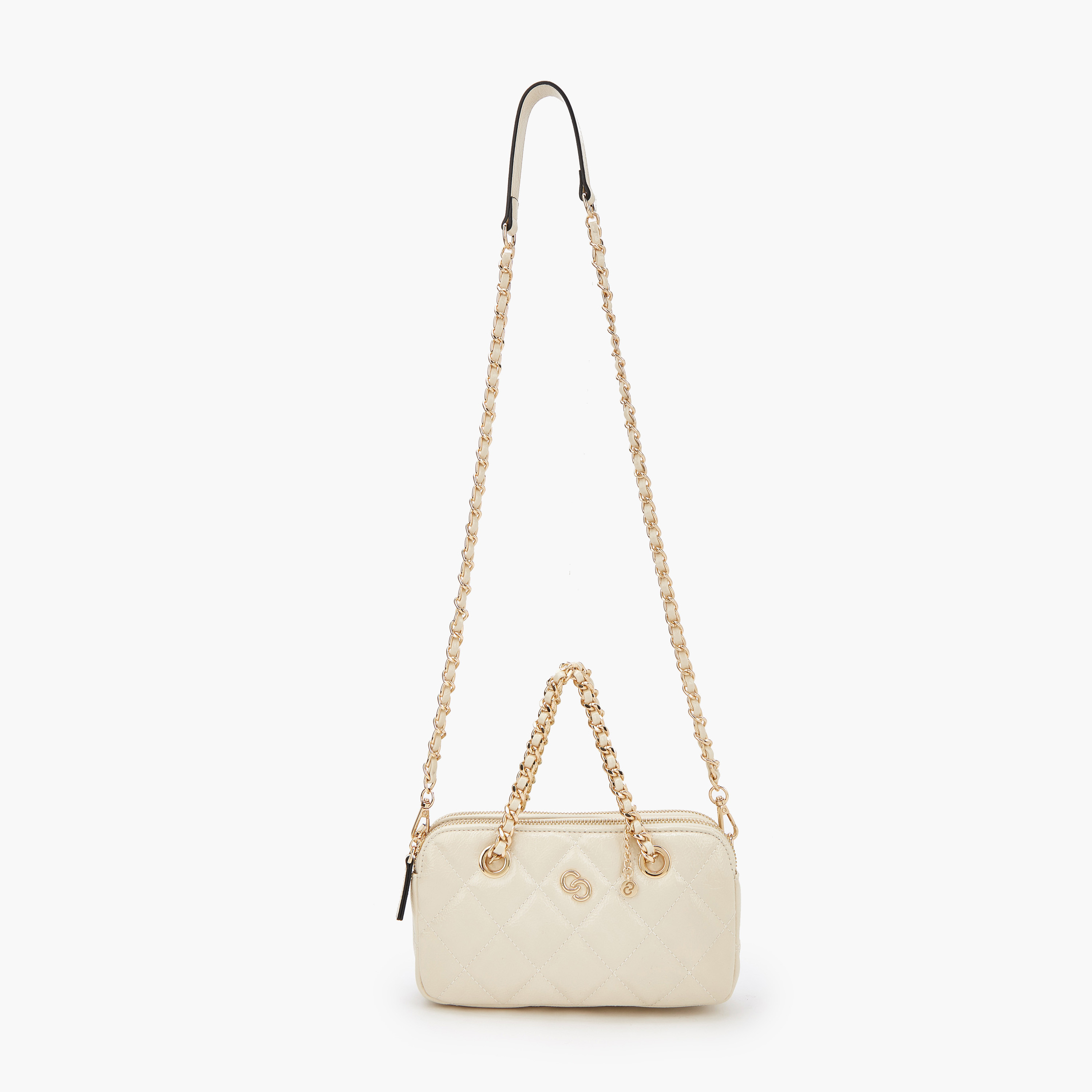 شنطة كروس بودي مبطنة بحزام مزين بسلسلة من سيليست-women-bagsandwallets-handbags-image-3
