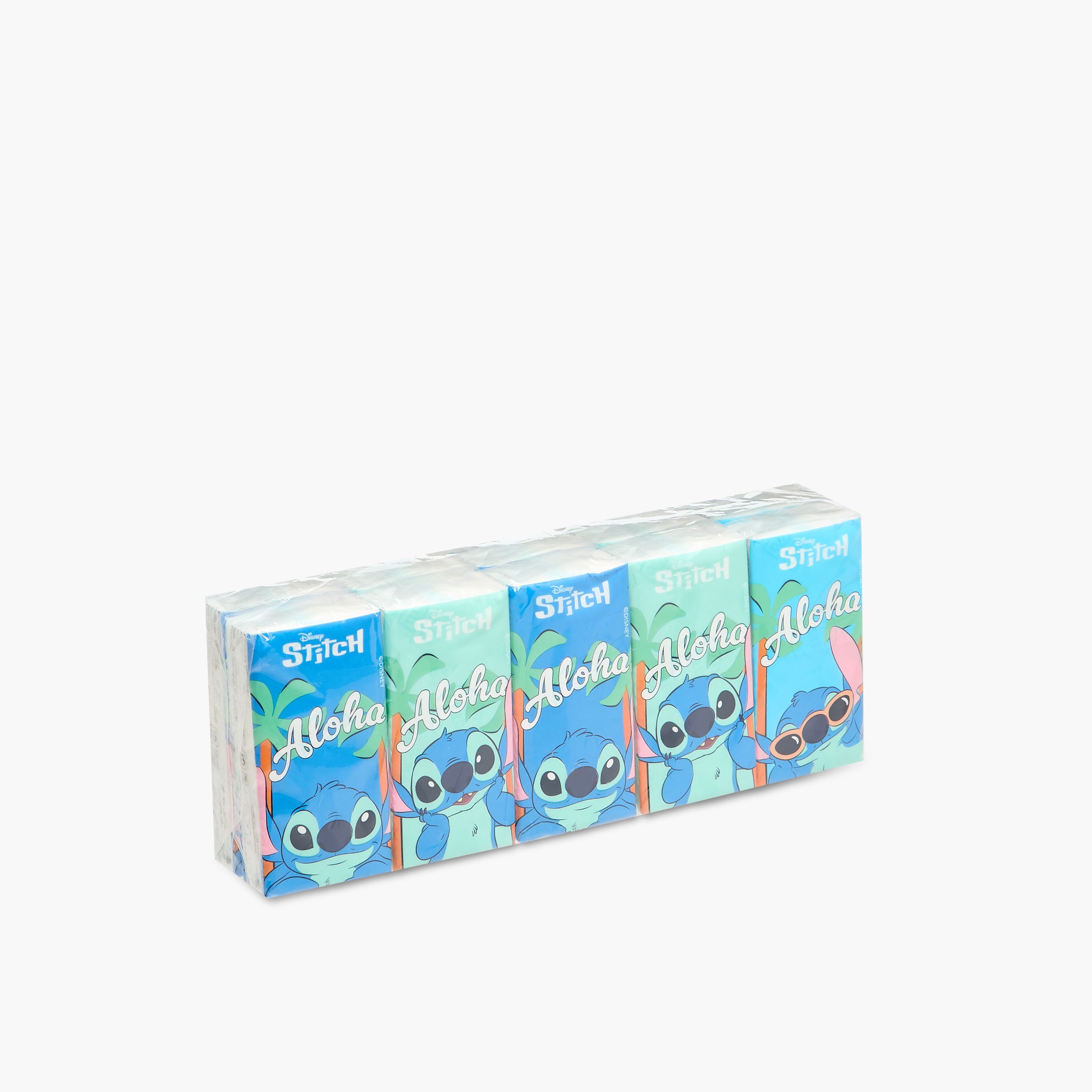 Pack of 10 Disney Stitch Print Facial Pocket Tissue-school-stationery-accessories-image-2