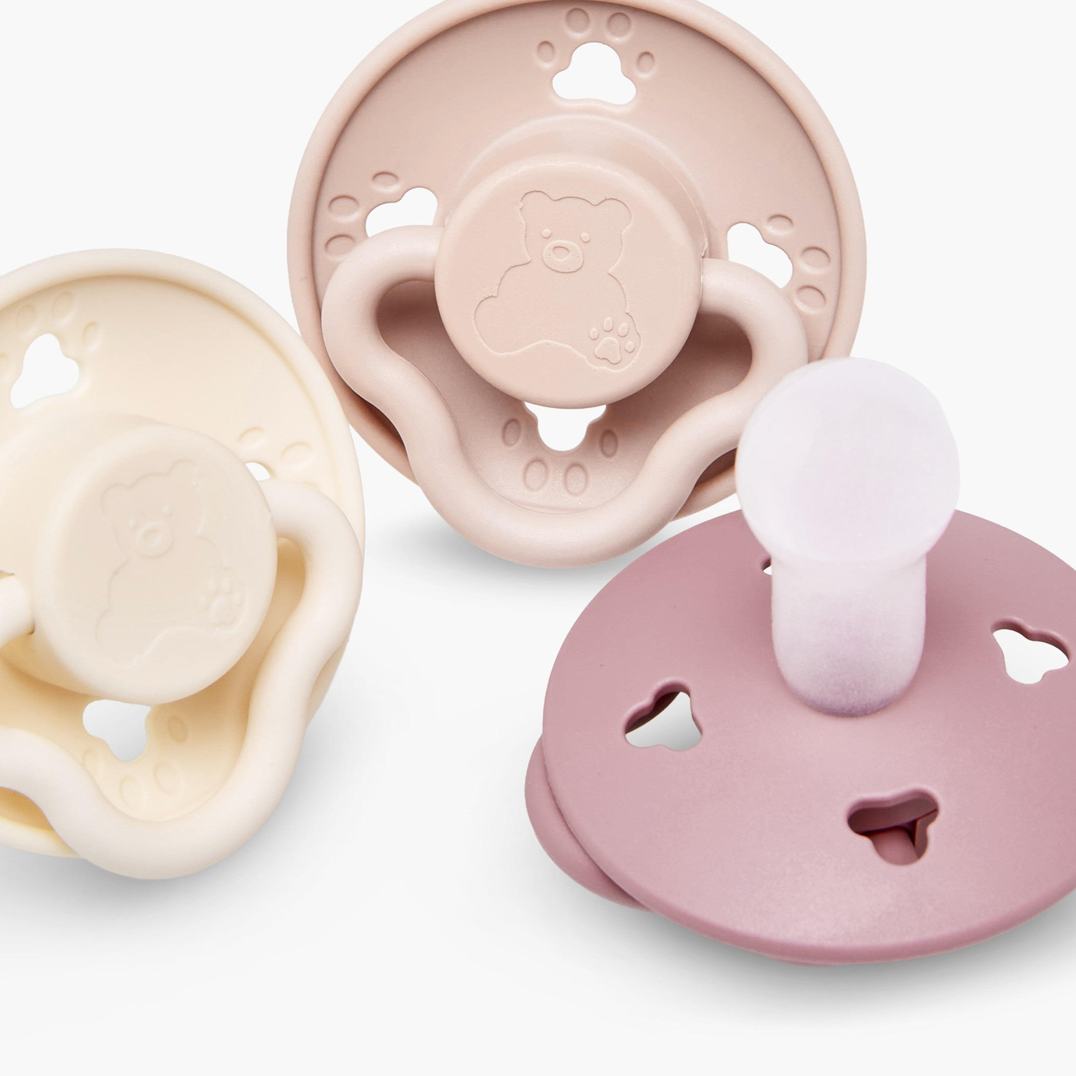 Pack of 3 Giggles Baby Pacifier with Bear Design, 6-18 Months-baby-feeding-pacifiers-image-8