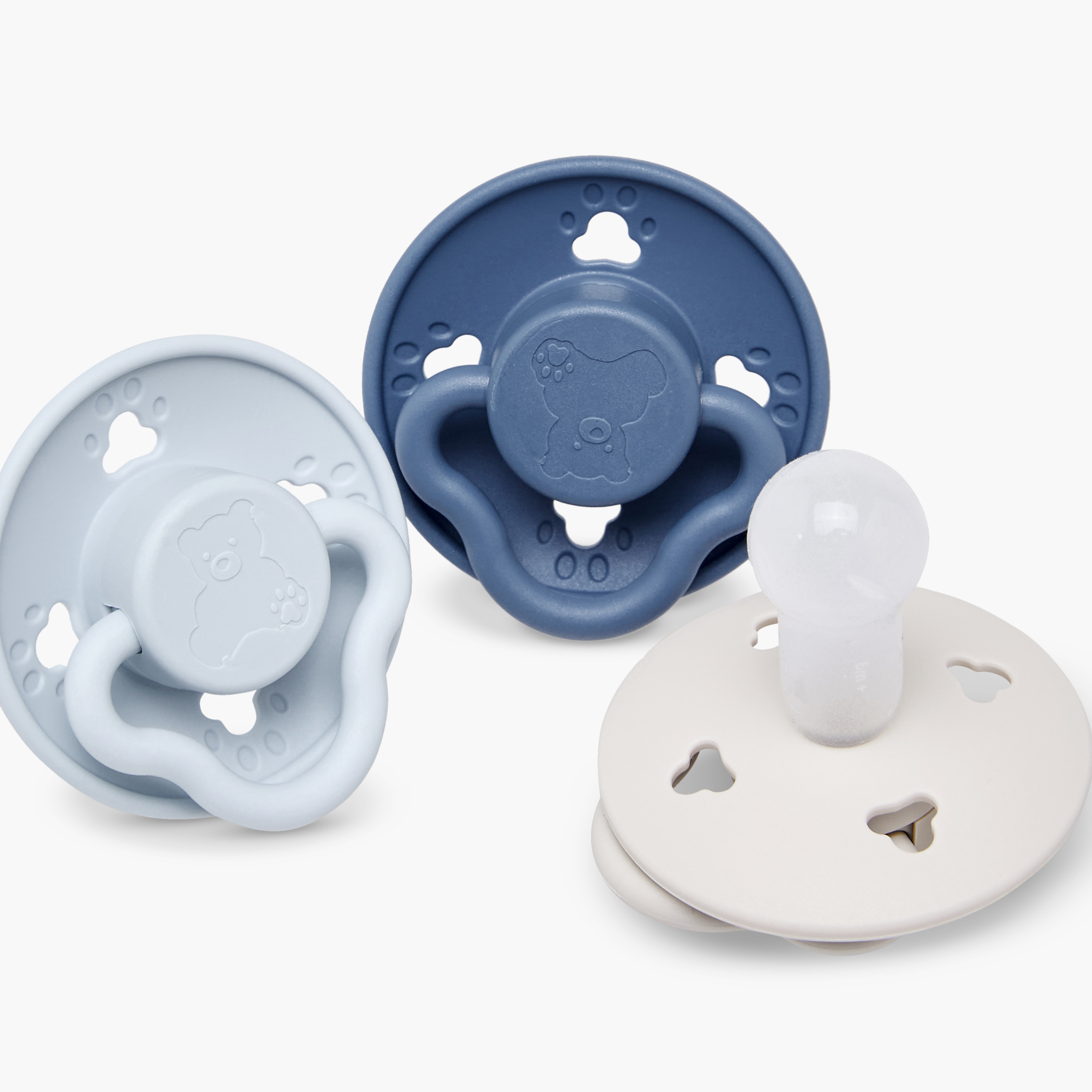 Pack of 3 Giggles Baby Pacifier with Bear Design, 6-18 Months-baby-feeding-pacifiers-image-8
