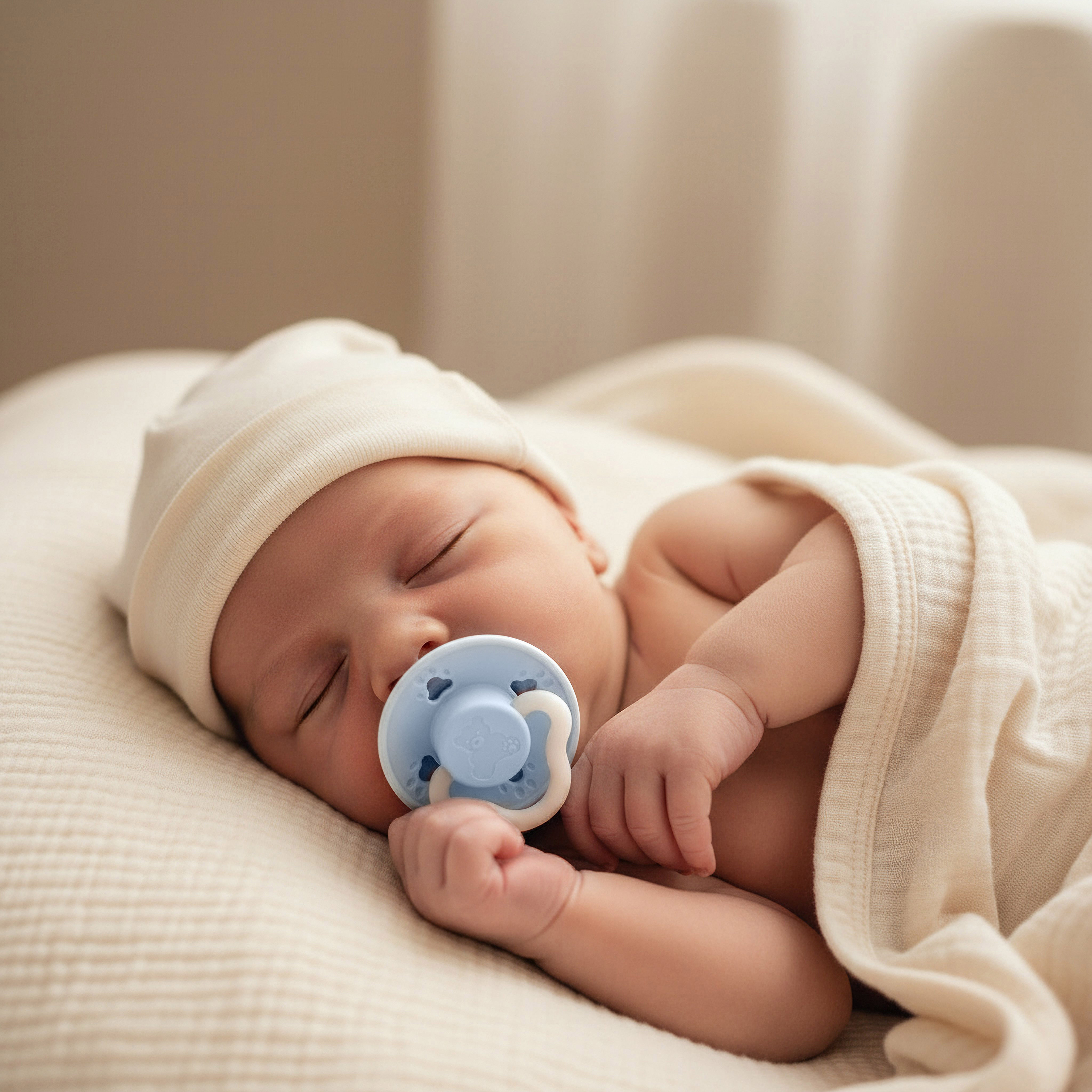 Pack of 2 Giggles Baby Pacifier with Bear Design, 0-6 Months-baby-feeding-pacifiers-image-9