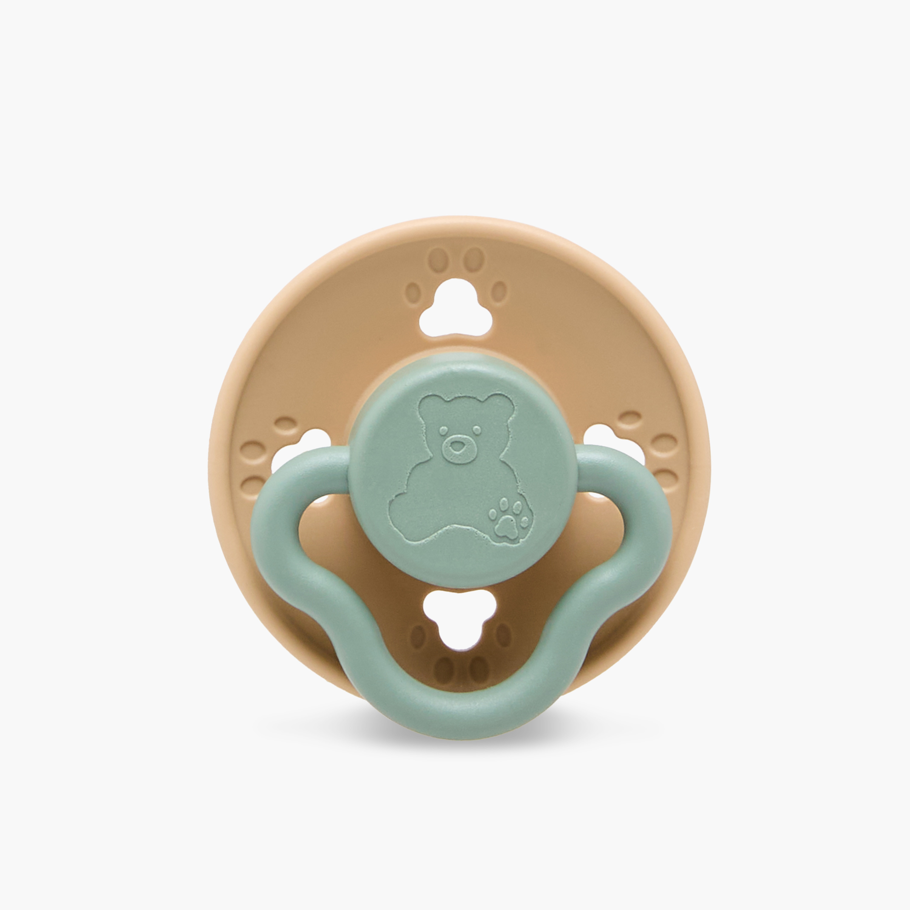 Pack of 2 Giggles Baby Pacifier with Bear Design, 0-6 Months-baby-feeding-pacifiers-image-4