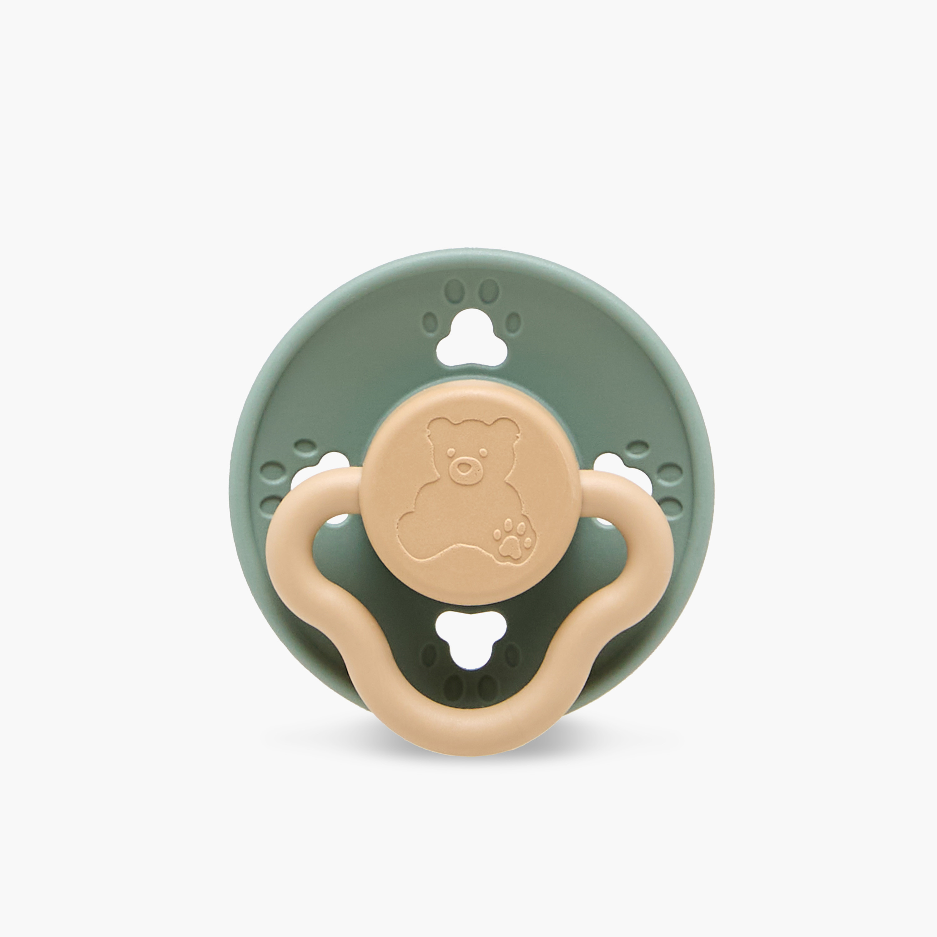 Pack of 2 Giggles Baby Pacifier with Bear Design, 0-6 Months-baby-feeding-pacifiers-image-5