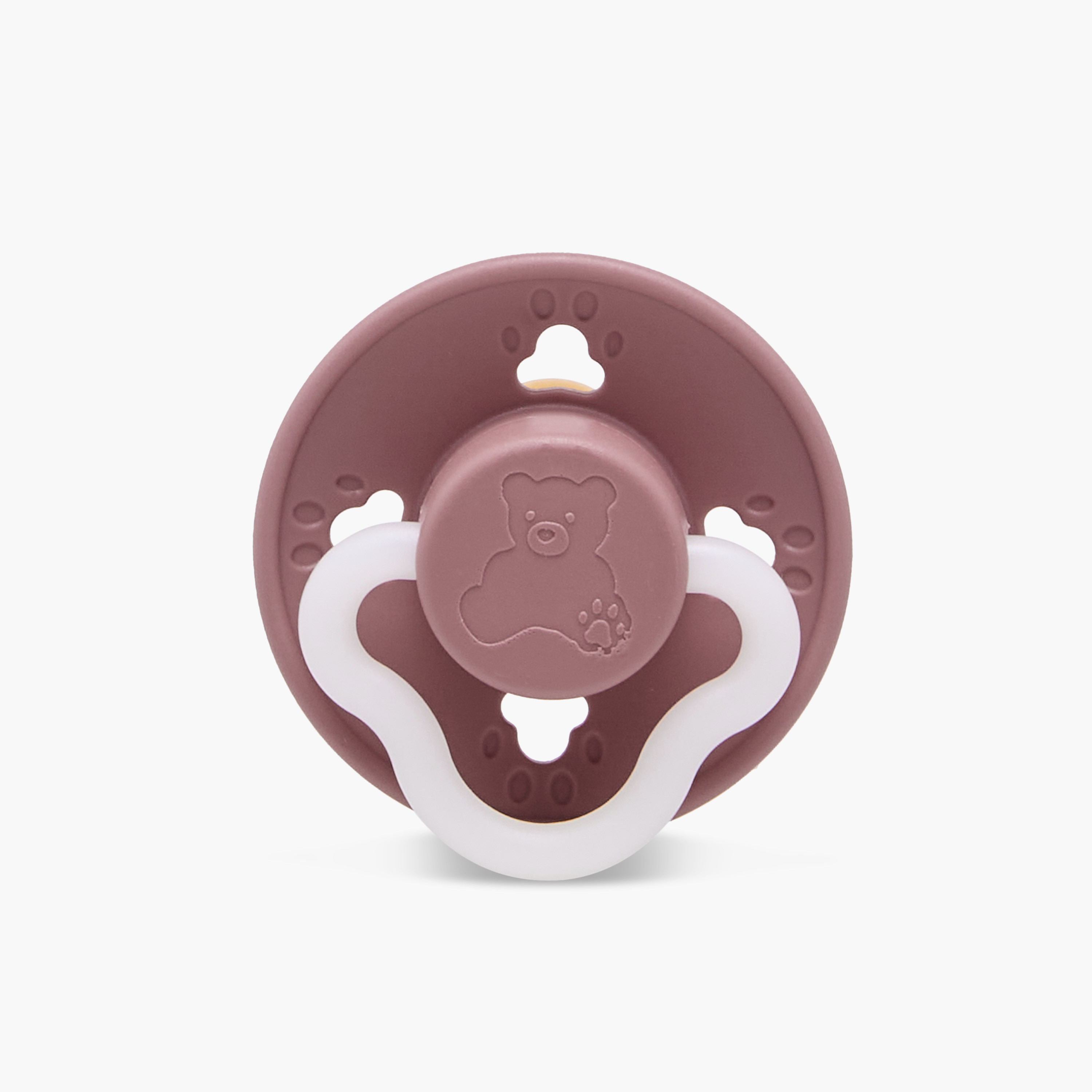 Pack of 2 Giggles Baby Pacifier with Bear Design, 0-6 Months-baby-feeding-pacifiers-image-4