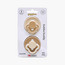 Pack of 2 Giggles Baby Pacifier with Bear Design, 6-18 Months-baby-feeding-pacifiers-image-8