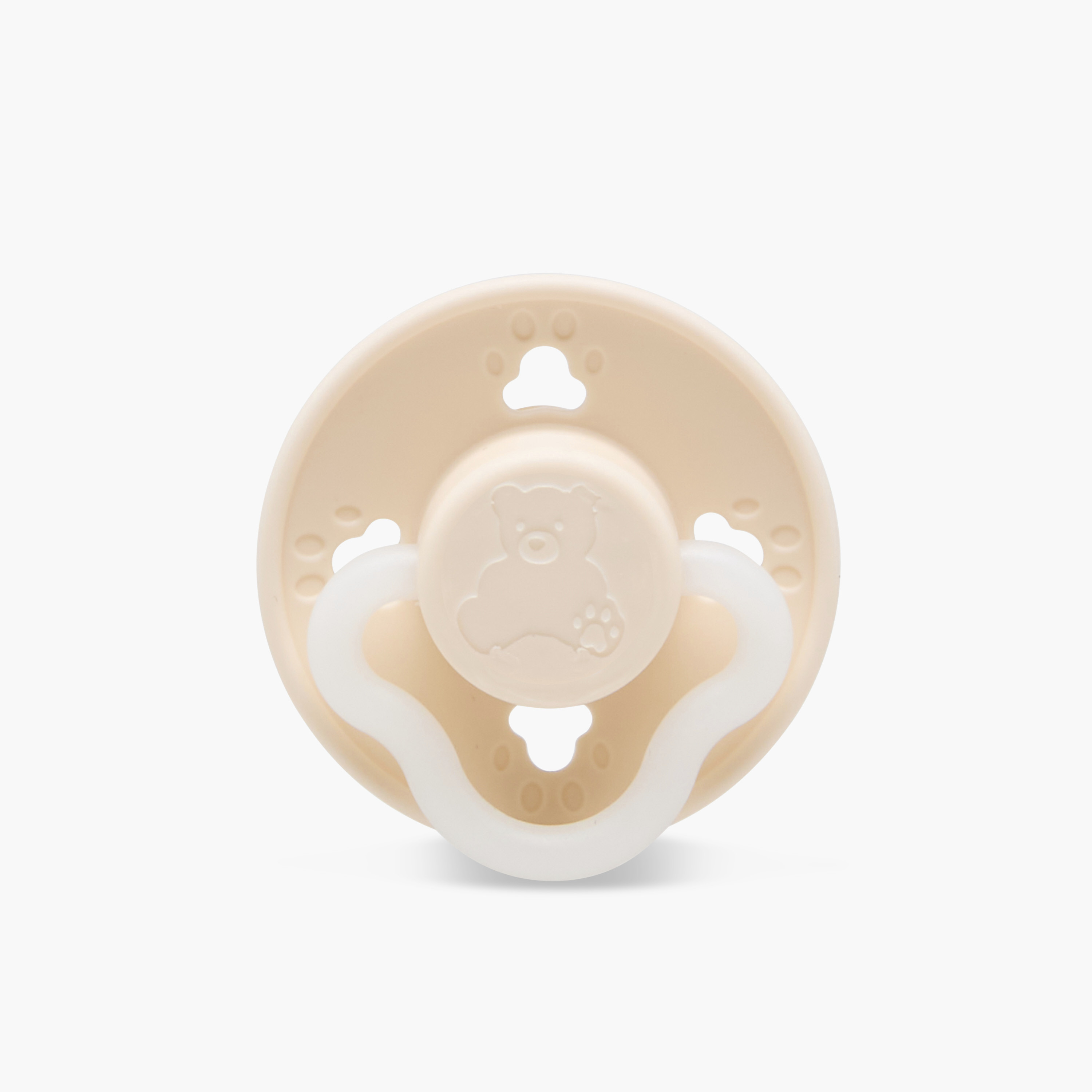 Pack of 2 Giggles Baby Pacifier with Bear Design, 6-18 Months-baby-feeding-pacifiers-image-4