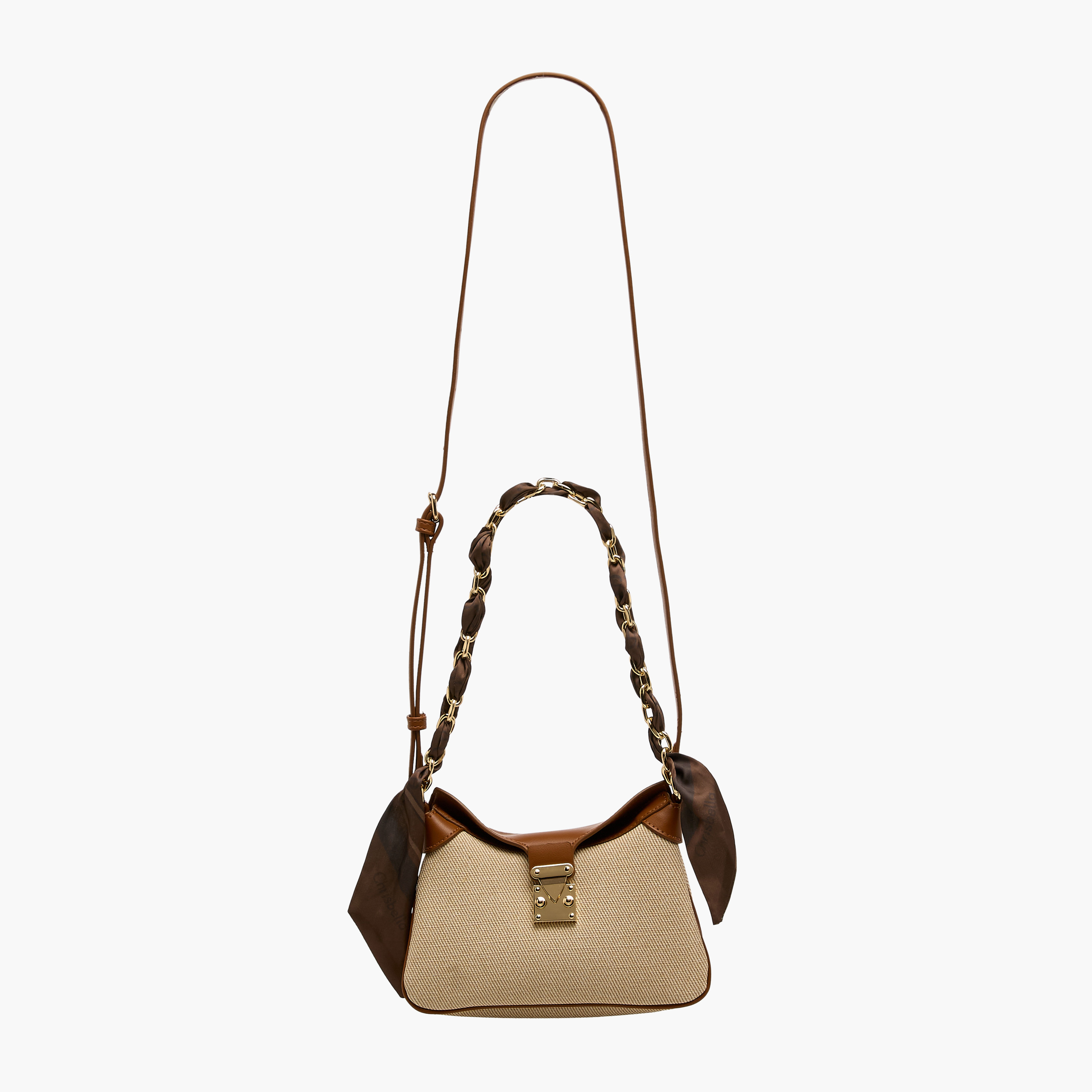 شنطة كروس بودي بارزة الملمس بحزام قابل للتعديل من كريسبيلا-women-bagsandwallets-handbags-image-3