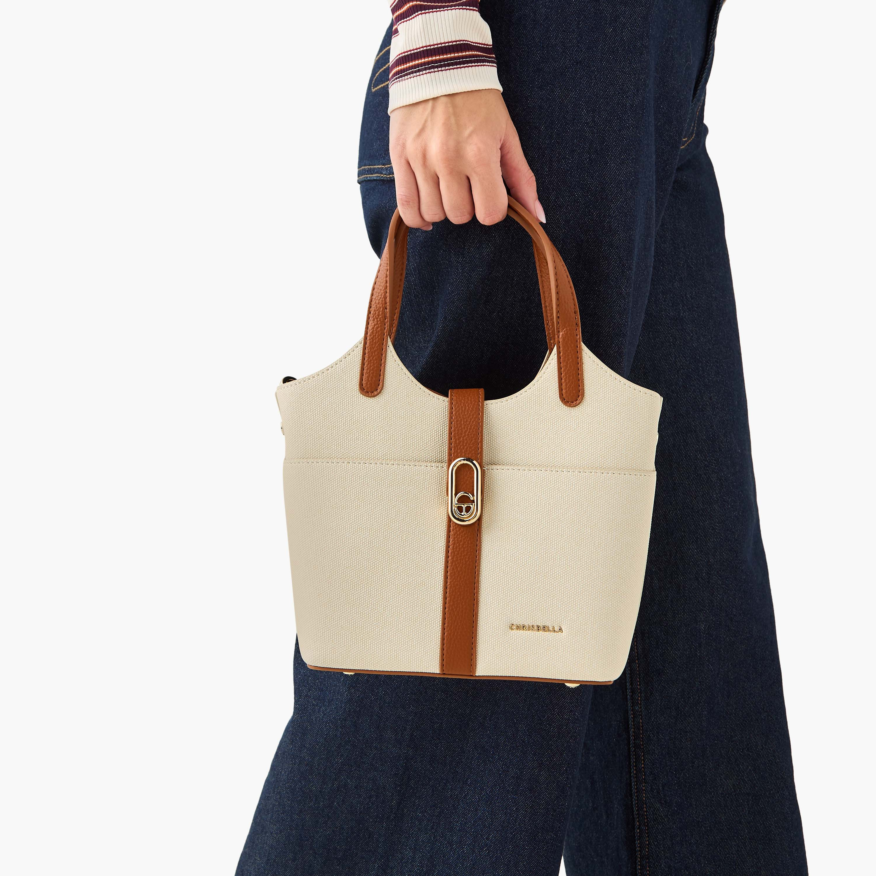 Chrisbella Colourblock Tote Bag with Wallet and Detachable Strap-women-bagsandwallets-handbags-image-10