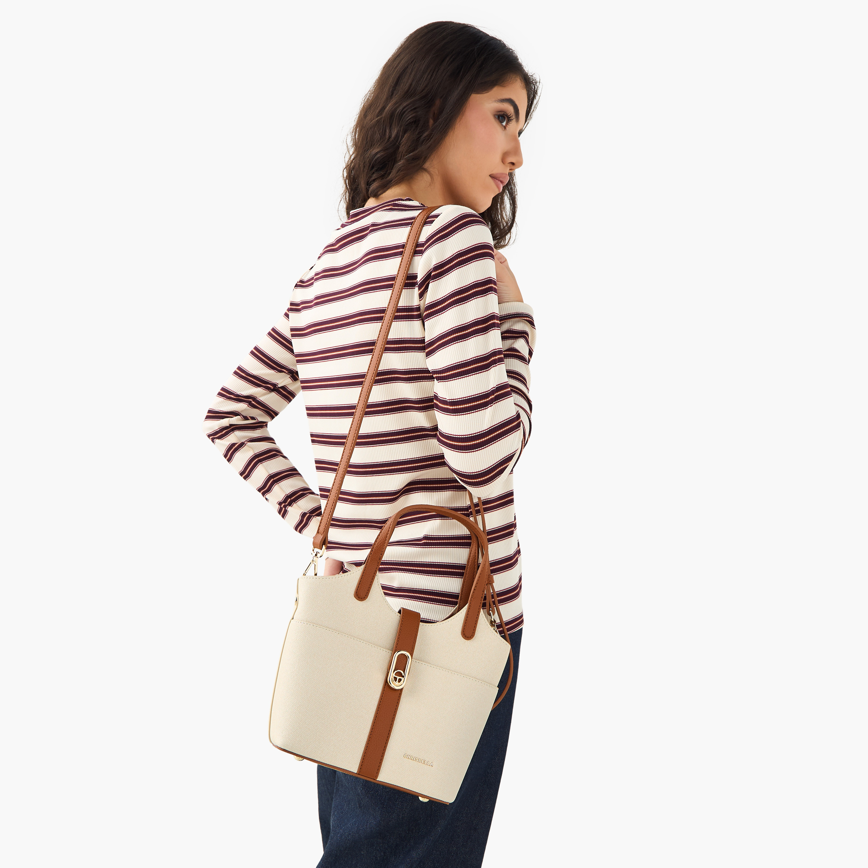 Chrisbella Colourblock Tote Bag with Wallet and Detachable Strap-women-bagsandwallets-handbags-image-2