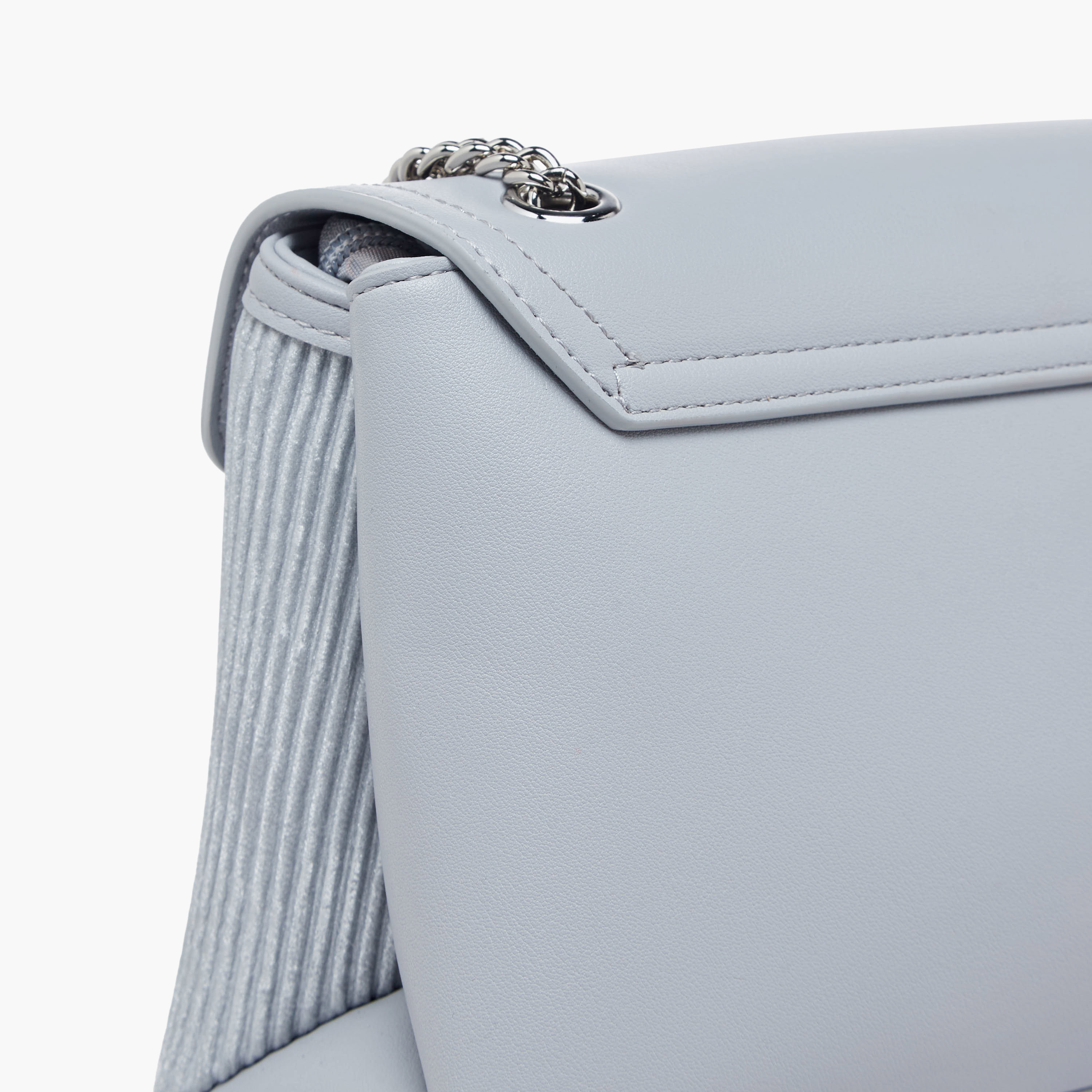 Chrisbella Ribbed Crossbody Bag with Pouch and Chain Strap-women-bagsandwallets-handbags-image-8