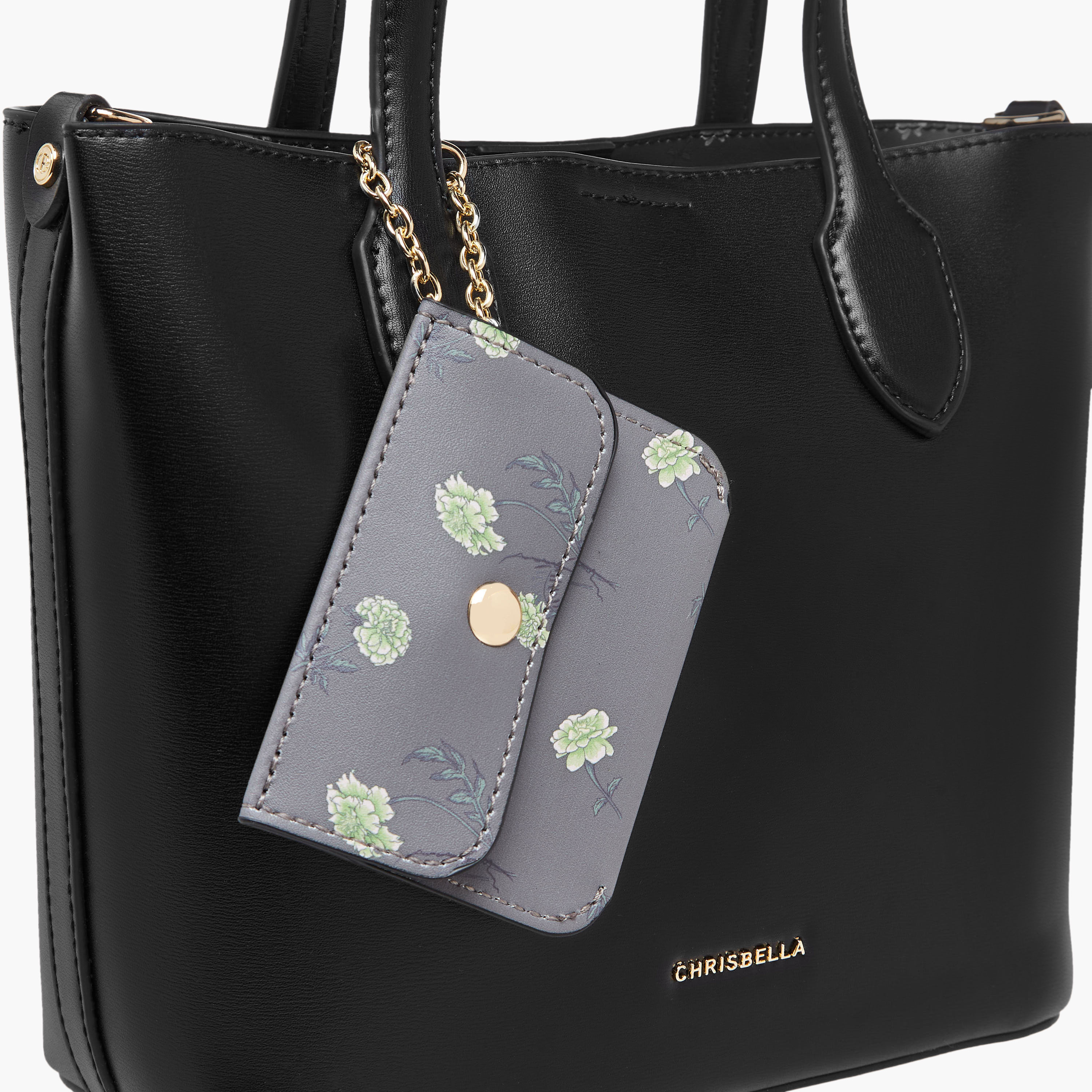 Chrisbella Monotone Tote Bag with Pouch and Detachable Strap-women-bagsandwallets-handbags-image-5
