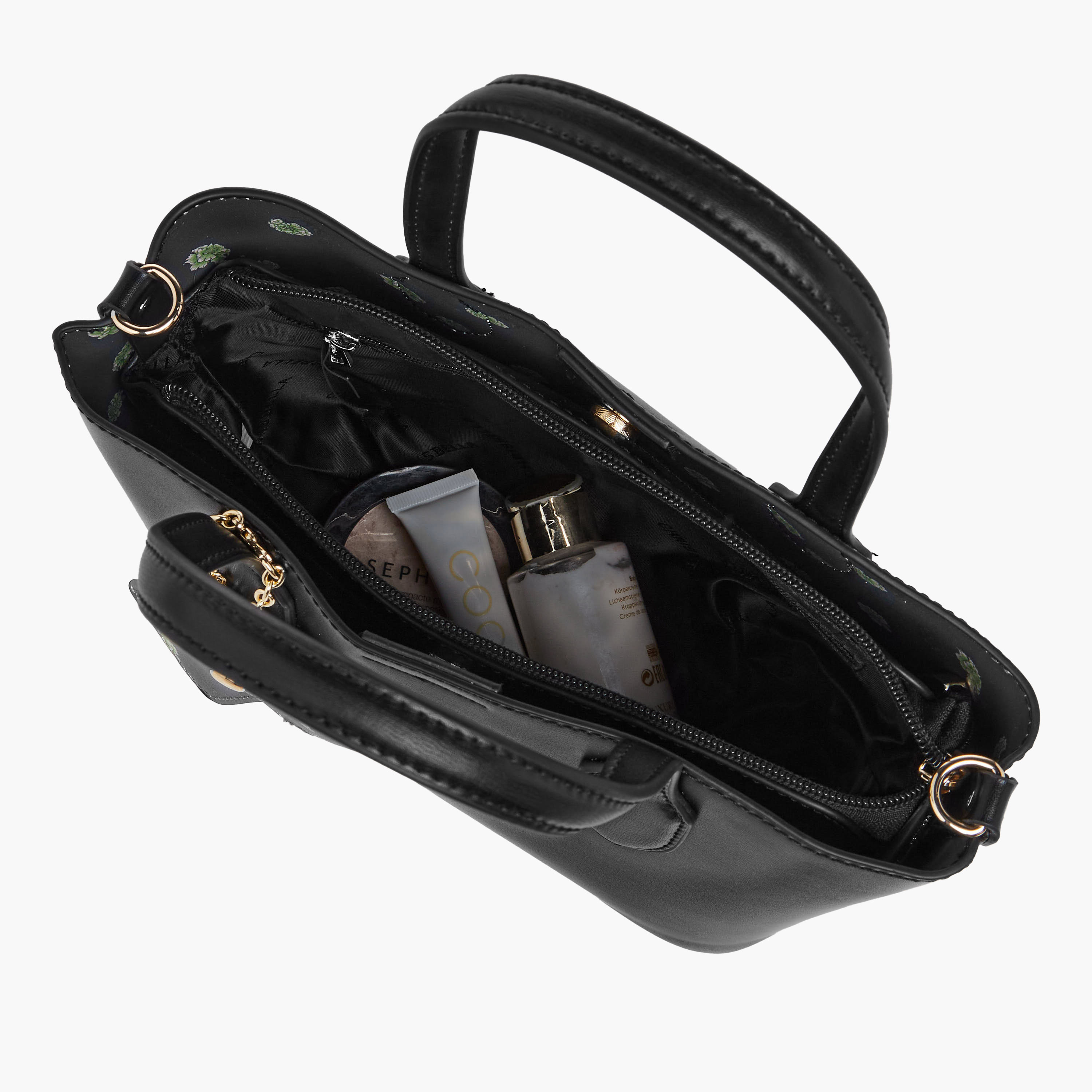 Chrisbella Monotone Tote Bag with Pouch and Detachable Strap-women-bagsandwallets-handbags-image-9