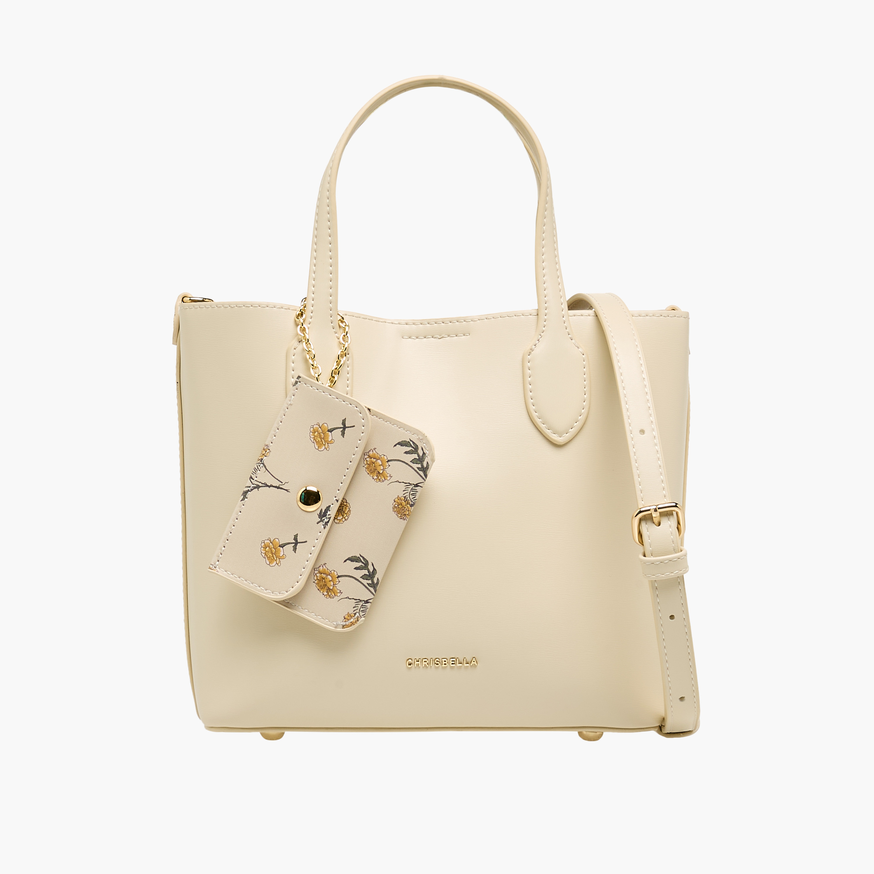 شنطة توتي سادة مع شنطة صغيرة وحزام قابل للفصل من كريسبيلا-women-bagsandwallets-handbags-image-1