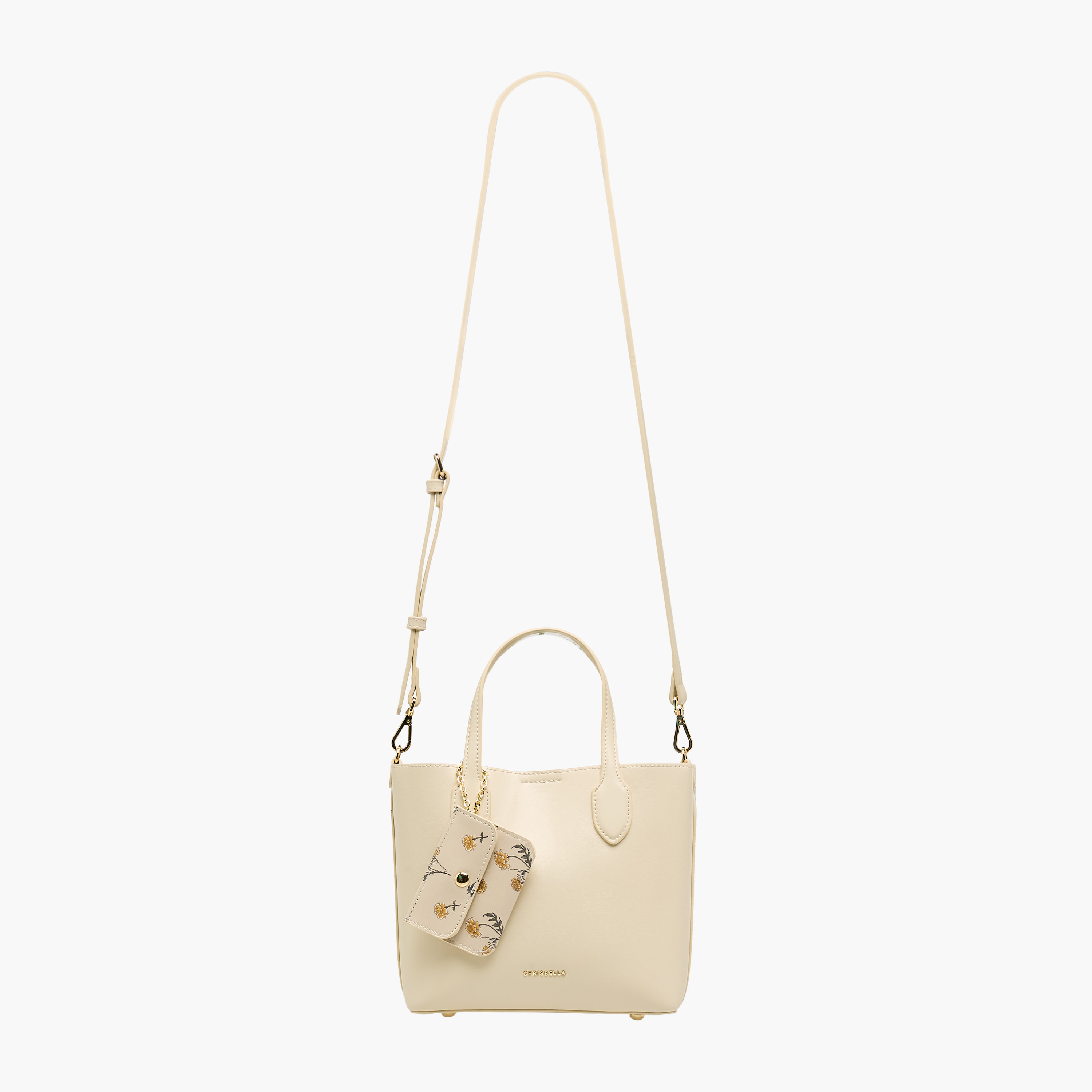 شنطة توتي سادة مع شنطة صغيرة وحزام قابل للفصل من كريسبيلا-women-bagsandwallets-handbags-image-3