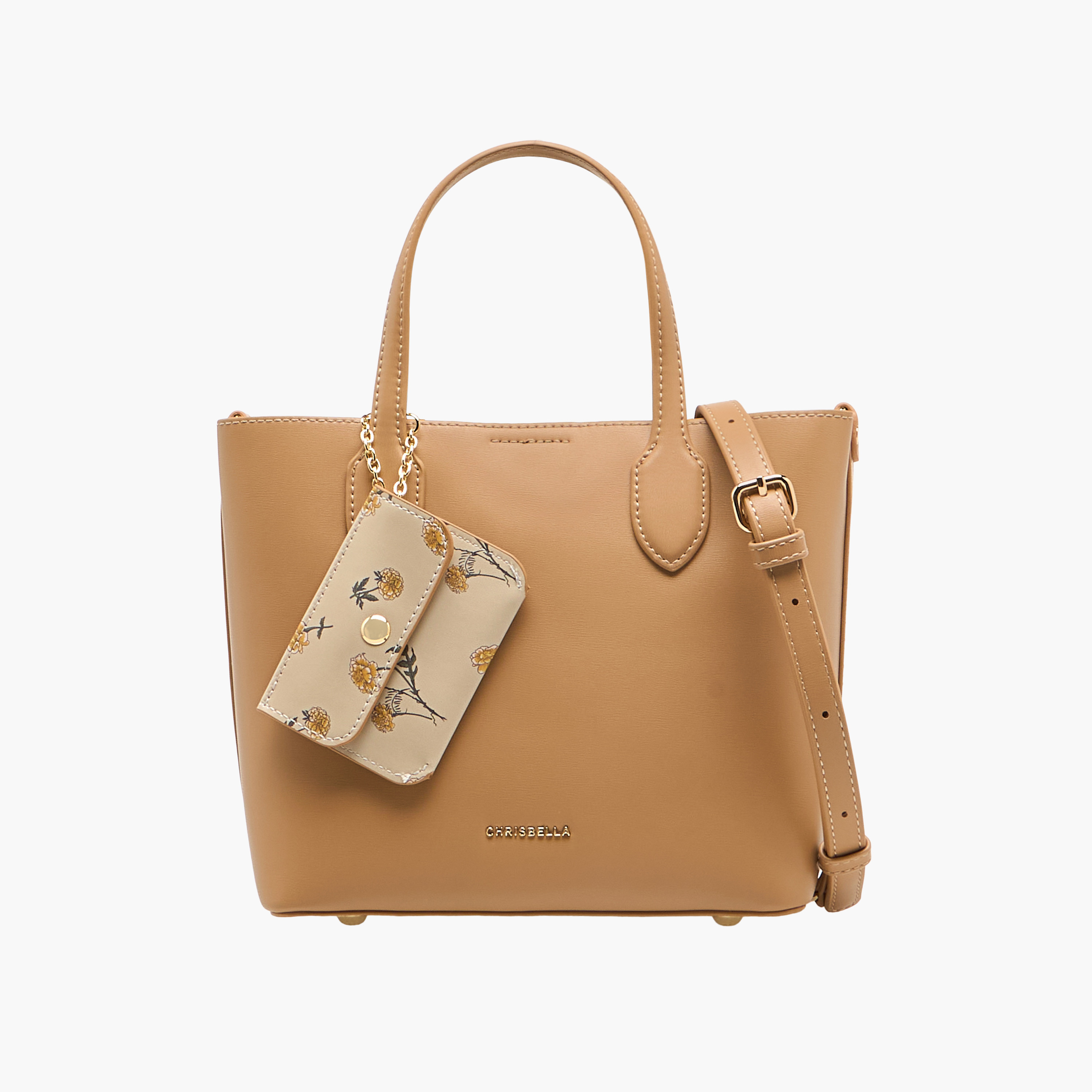 شنطة توتي سادة مع شنطة صغيرة من كريسبيلا-women-bagsandwallets-handbags-image-1