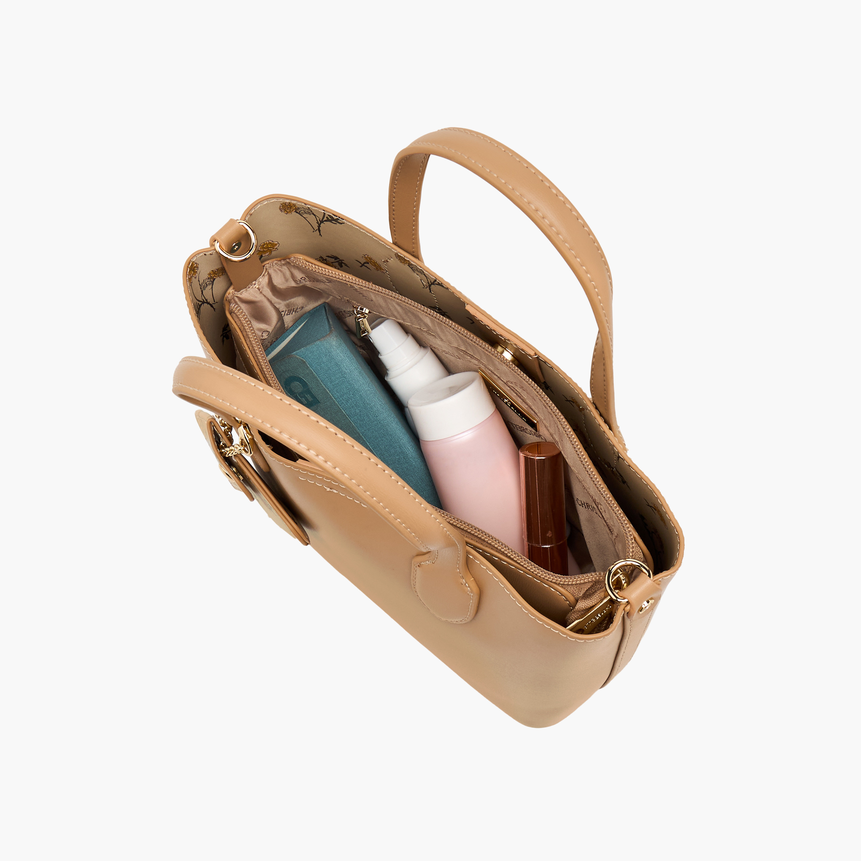 شنطة توتي سادة مع شنطة صغيرة من كريسبيلا-women-bagsandwallets-handbags-image-9