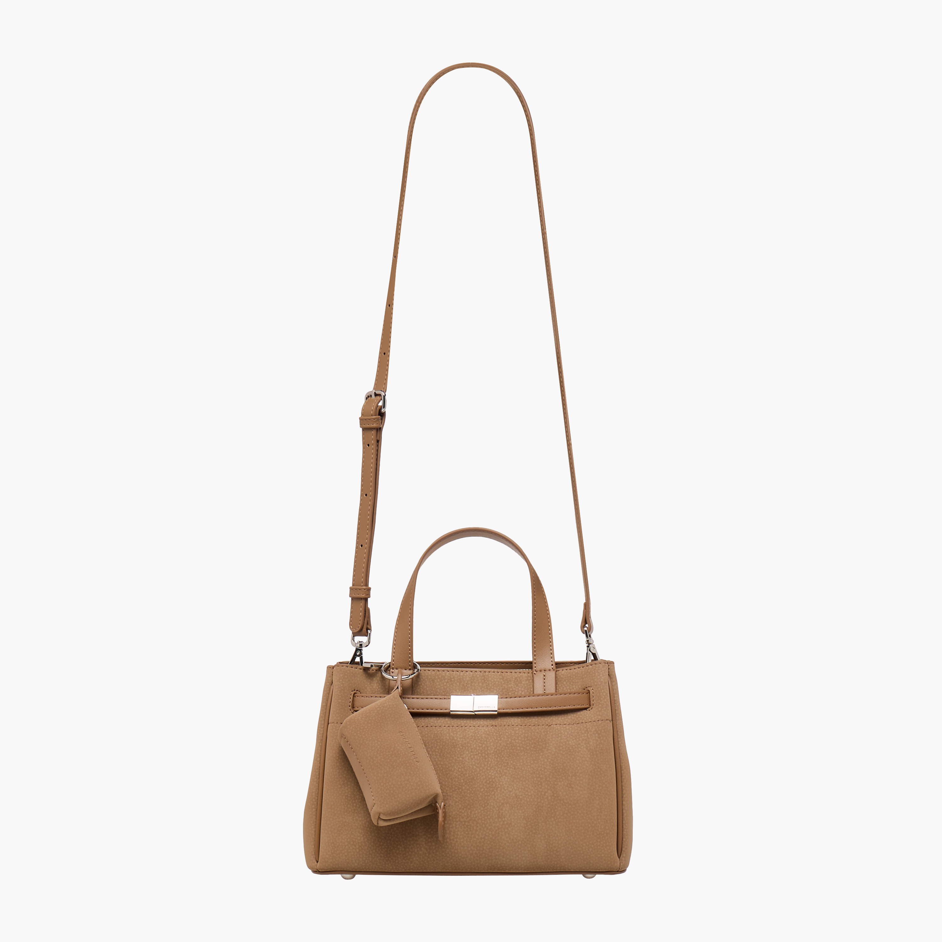 Chrisbella Textured Crossbody Bag with Pouch-women-bagsandwallets-handbags-image-3