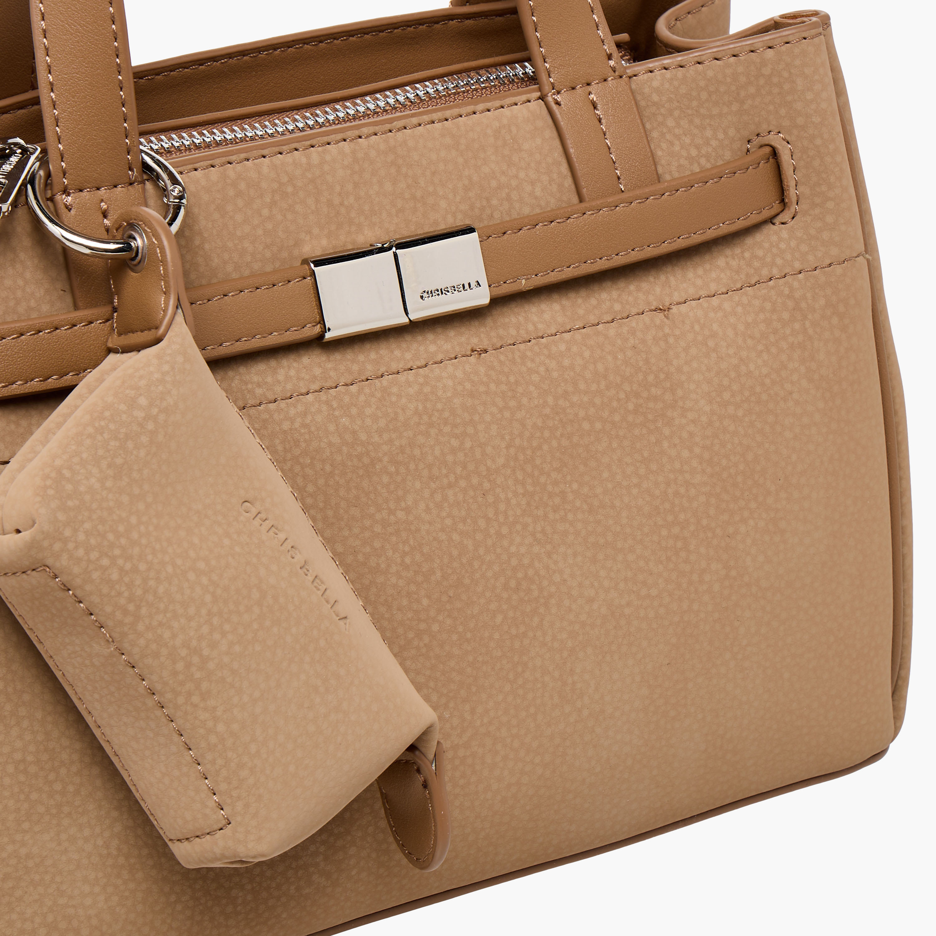 Chrisbella Textured Crossbody Bag with Pouch-women-bagsandwallets-handbags-image-5