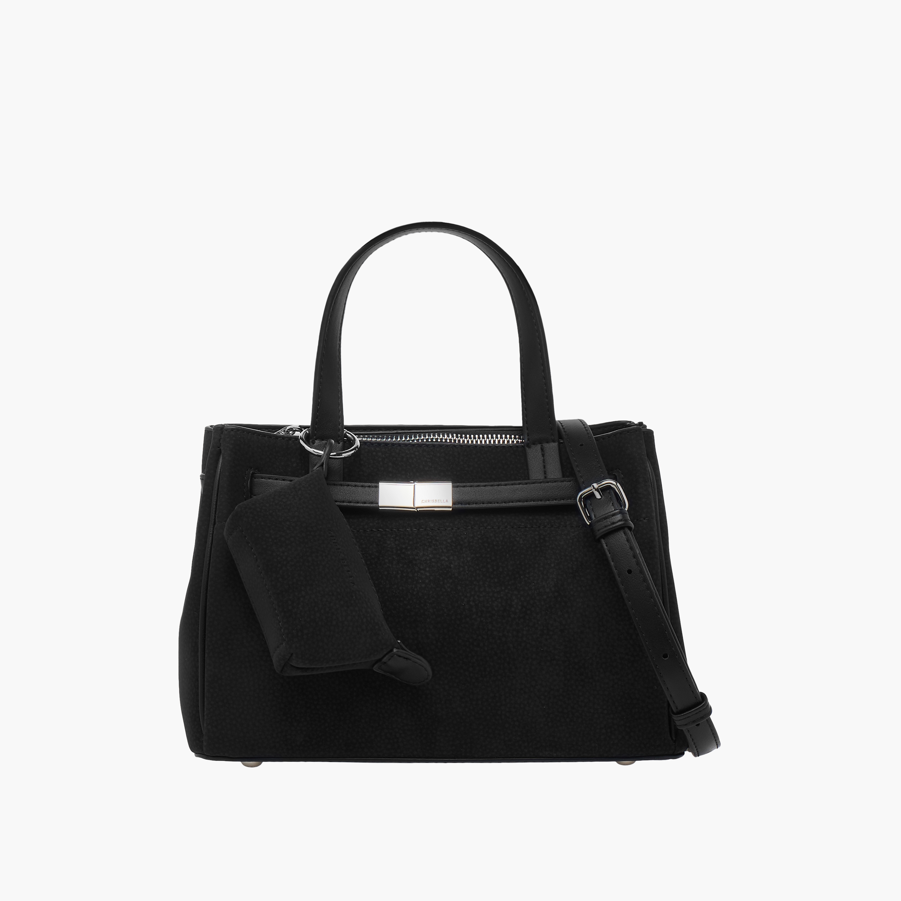 شنطة كروس بودي بارزة الملمس بمقابض مع محفظة من كريسبيلا-women-bagsandwallets-handbags-image-1