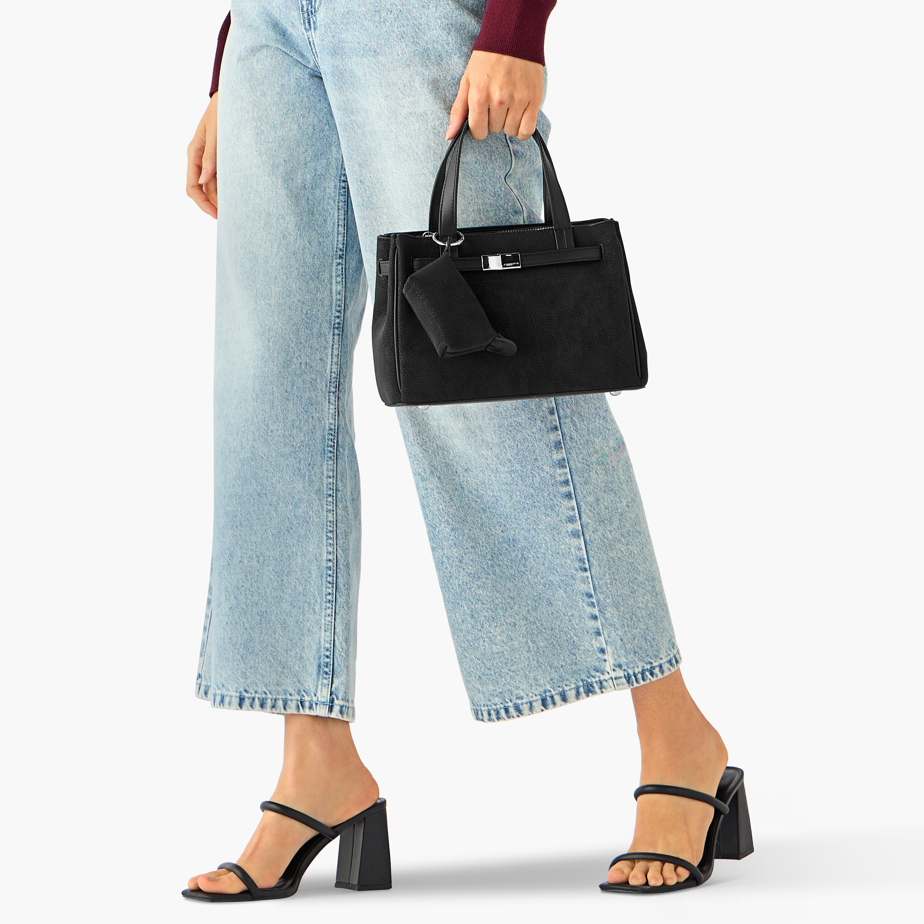 شنطة كروس بودي بارزة الملمس بمقابض مع محفظة من كريسبيلا-women-bagsandwallets-handbags-image-8