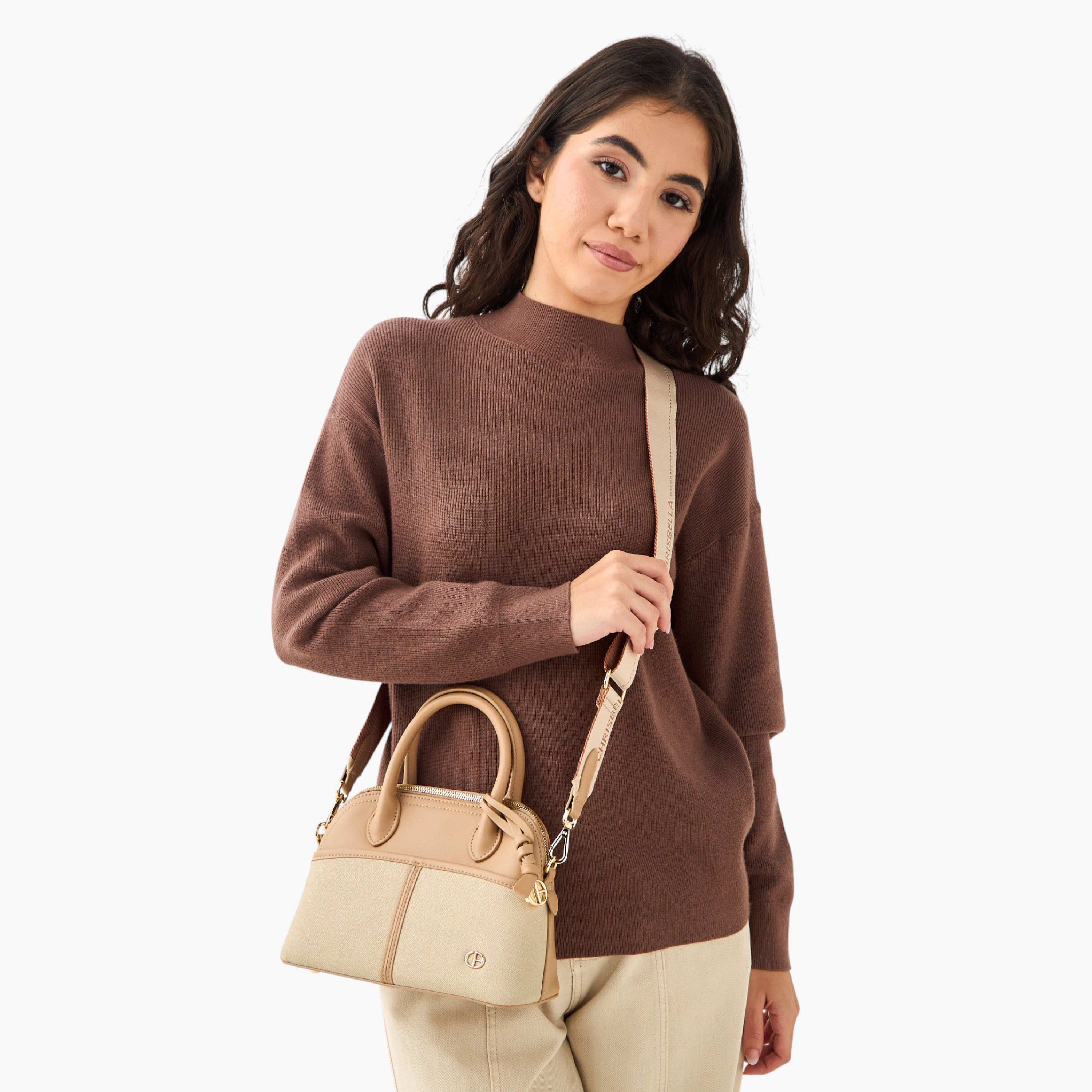 شنطة توتي بقوالب ملونة وسحّاب إغلاق من كريسبيلا-women-bagsandwallets-handbags-image-2