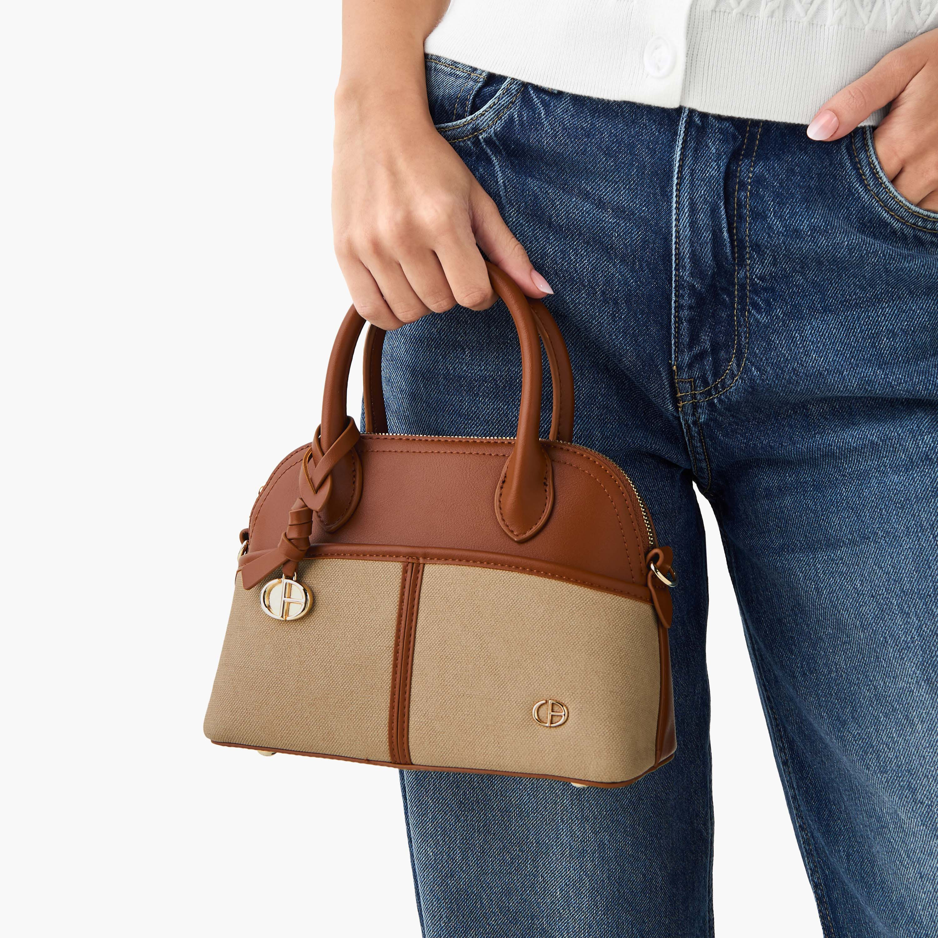 Chrisbella Colourblock Shoulder Bag with Detachable Strap-women-bagsandwallets-handbags-image-8