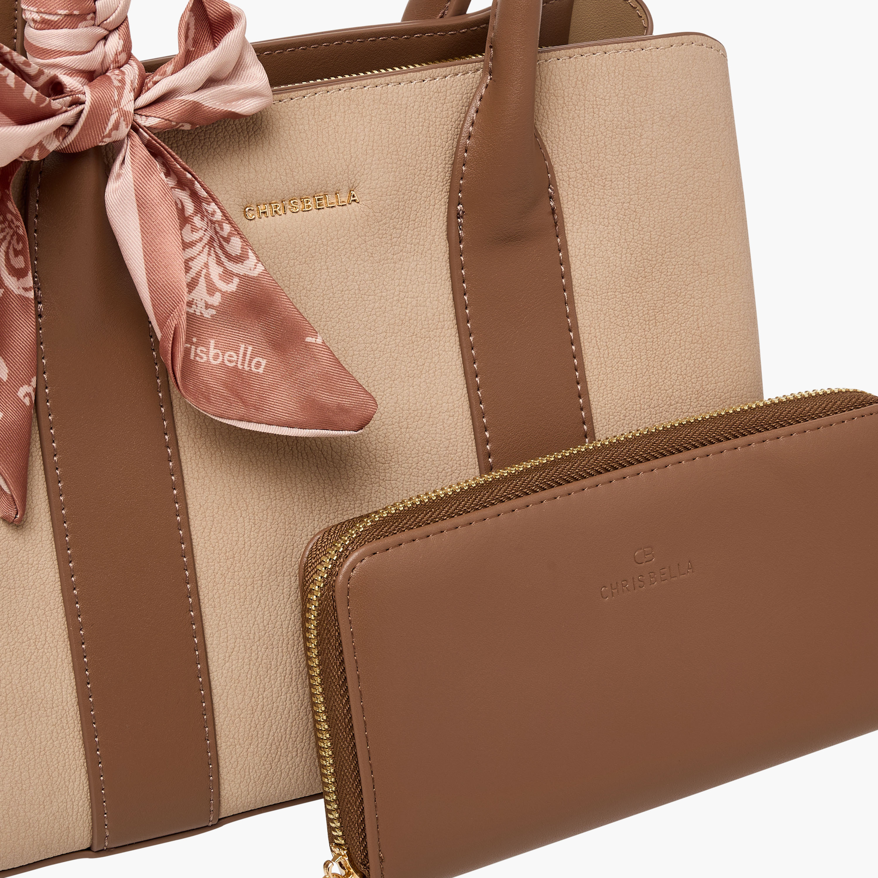 Chrisbella Panelled Crossbody Bag with Scarf Detail and Wallet-women-bagsandwallets-handbags-image-6