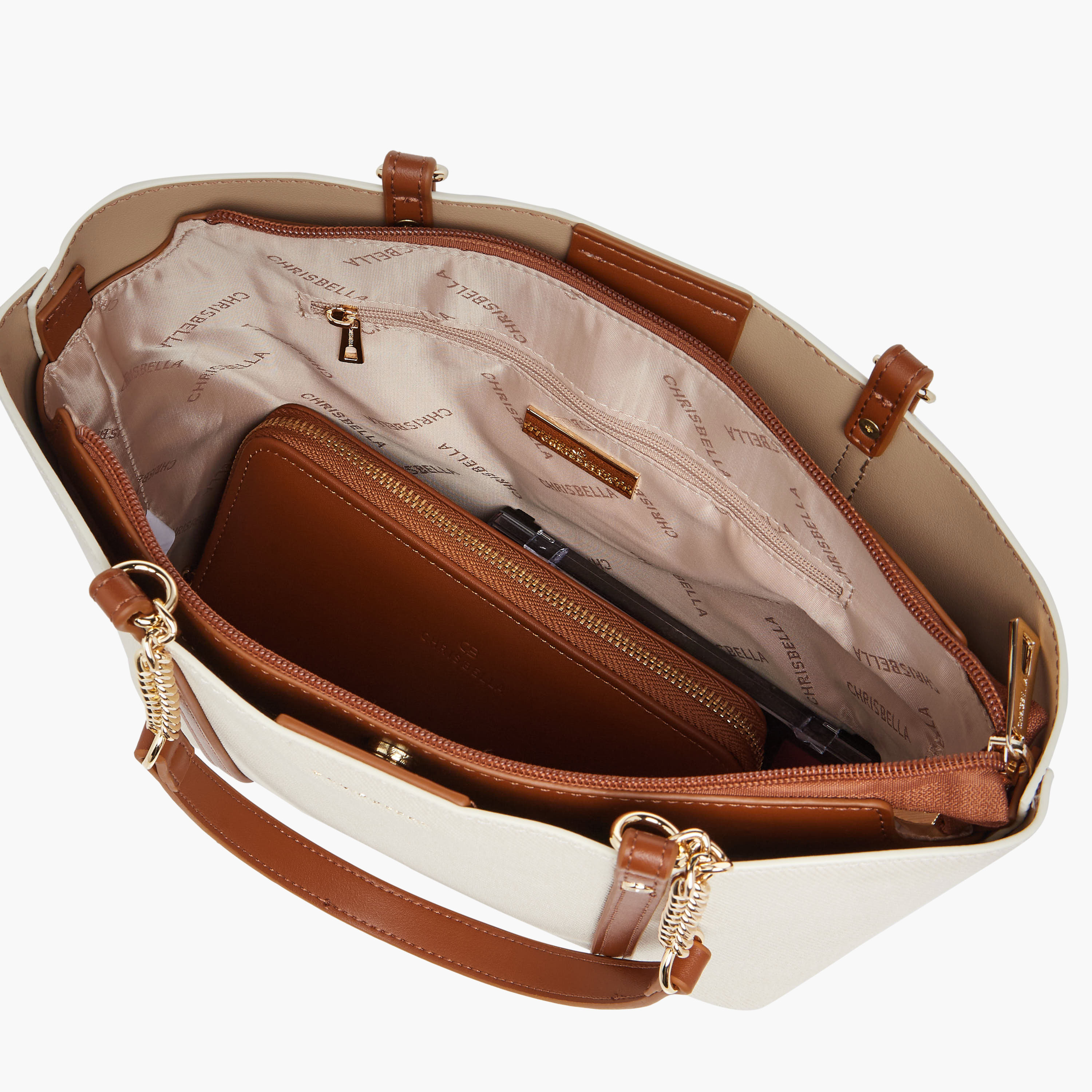 Chrisbella Colourblock Tote Bag with Wallet and Handles-women-bagsandwallets-handbags-image-10