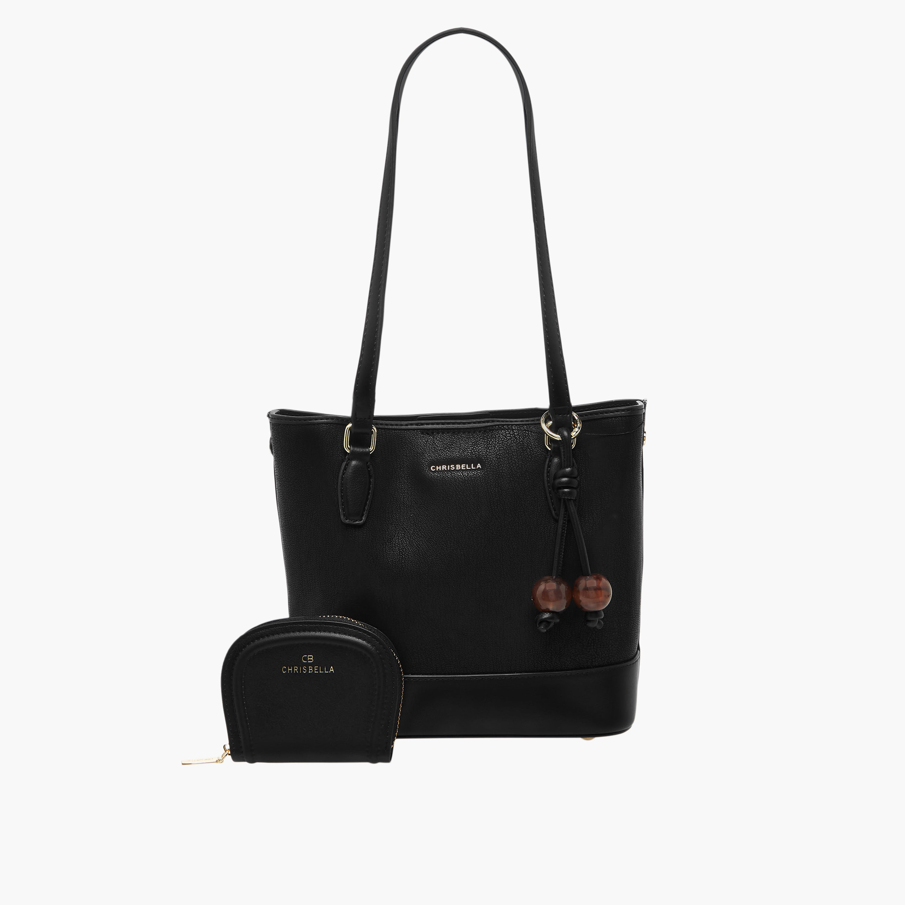 شنطة توتي سادة مع شنطة صغيرة من كريسبيلا-women-bagsandwallets-handbags-image-1