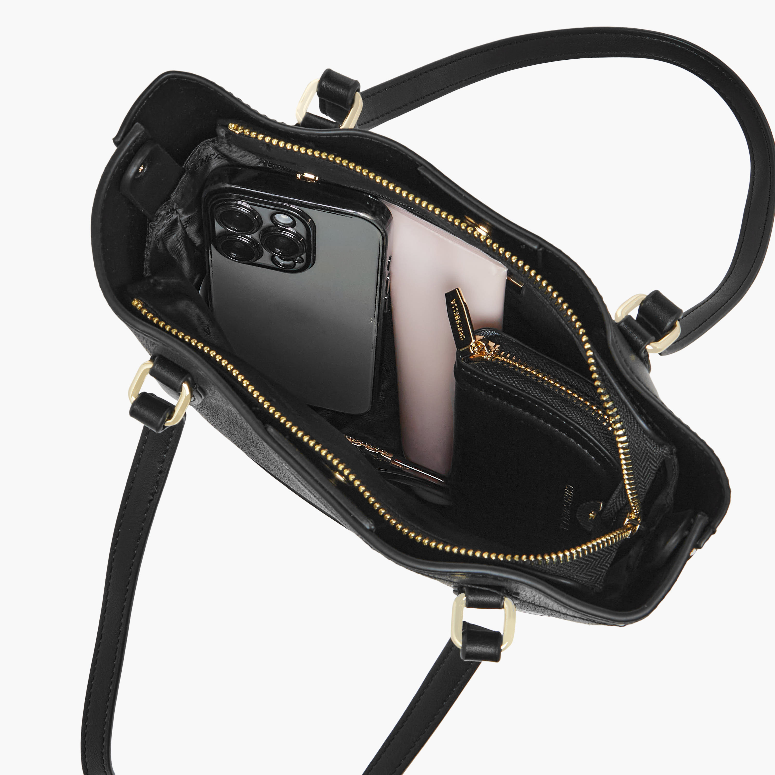 شنطة توتي سادة مع شنطة صغيرة من كريسبيلا-women-bagsandwallets-handbags-image-9