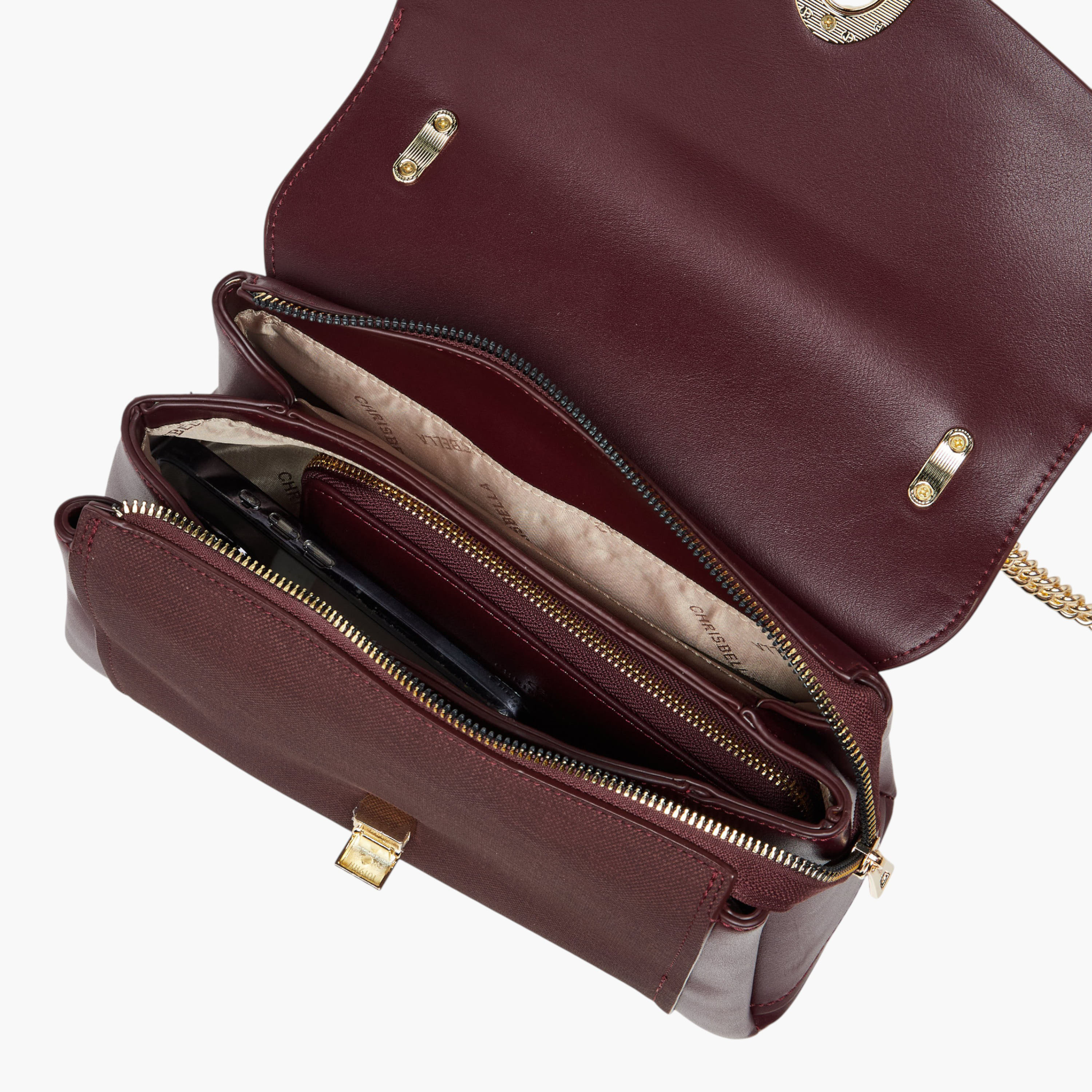 Chrisbella Textured Crossbody Bag with Wallet-women-bagsandwallets-handbags-image-10