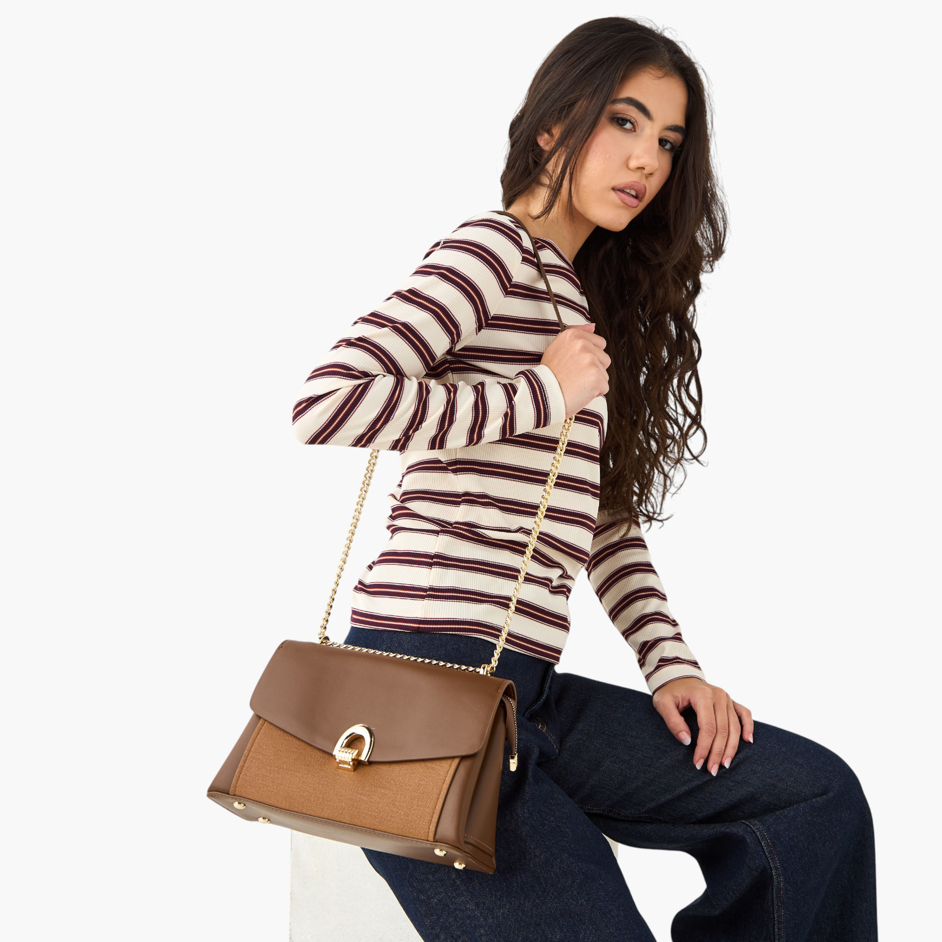 Chrisbella Solid Crossbody Bag with Wallet-women-bagsandwallets-handbags-image-2