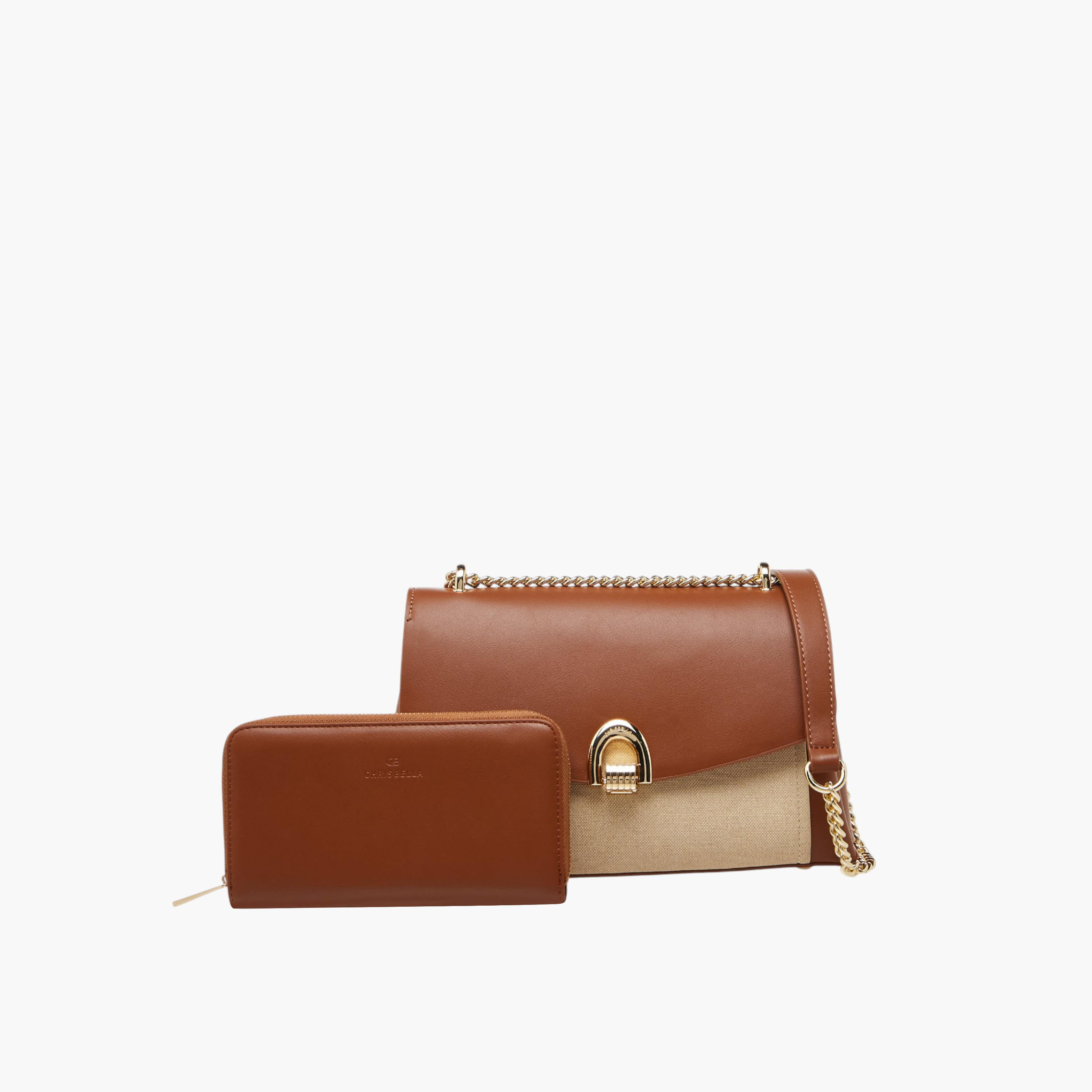 Chrisbella Solid Crossbody Bag with Wallet-women-bagsandwallets-handbags-image-1