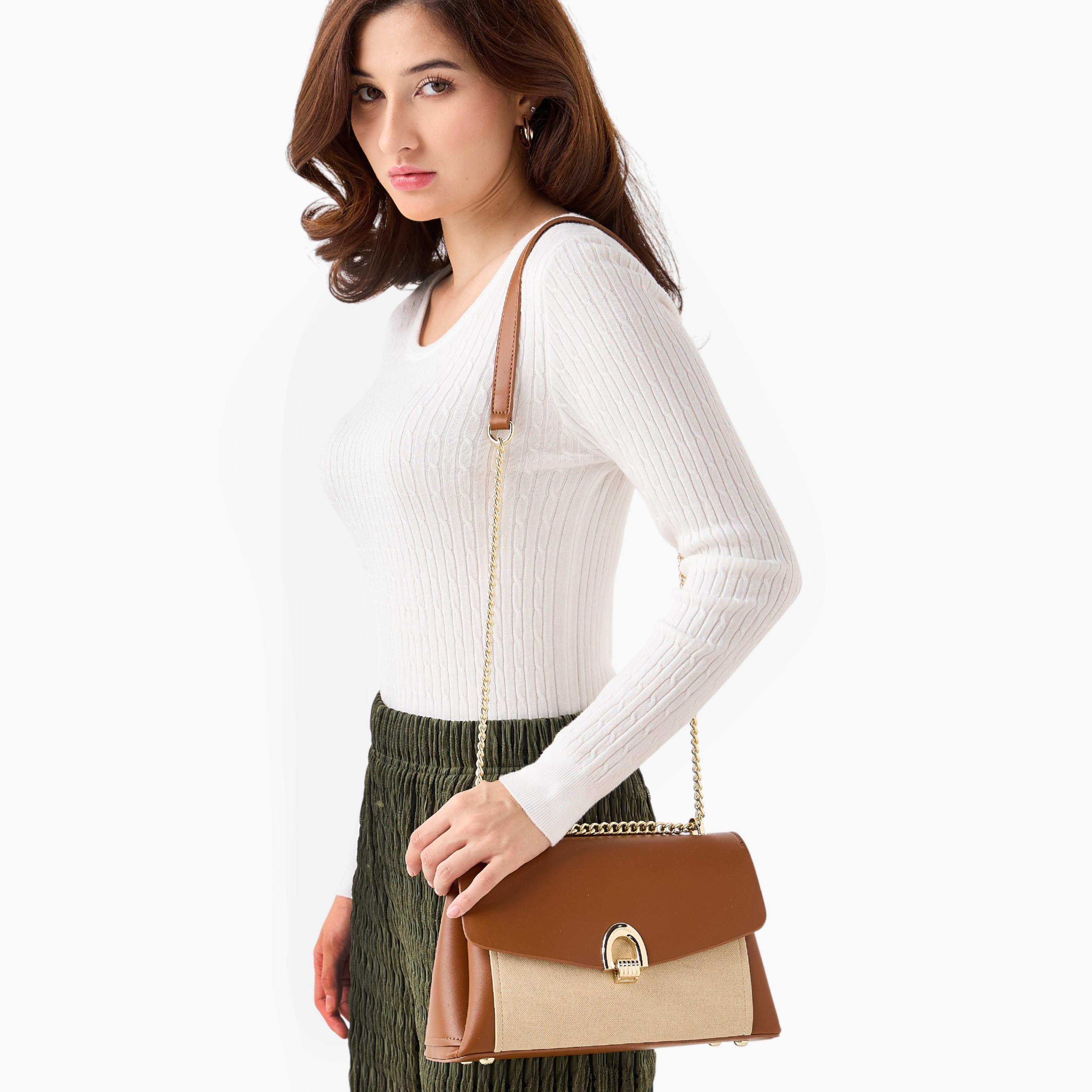Chrisbella Solid Crossbody Bag with Wallet-women-bagsandwallets-handbags-image-2