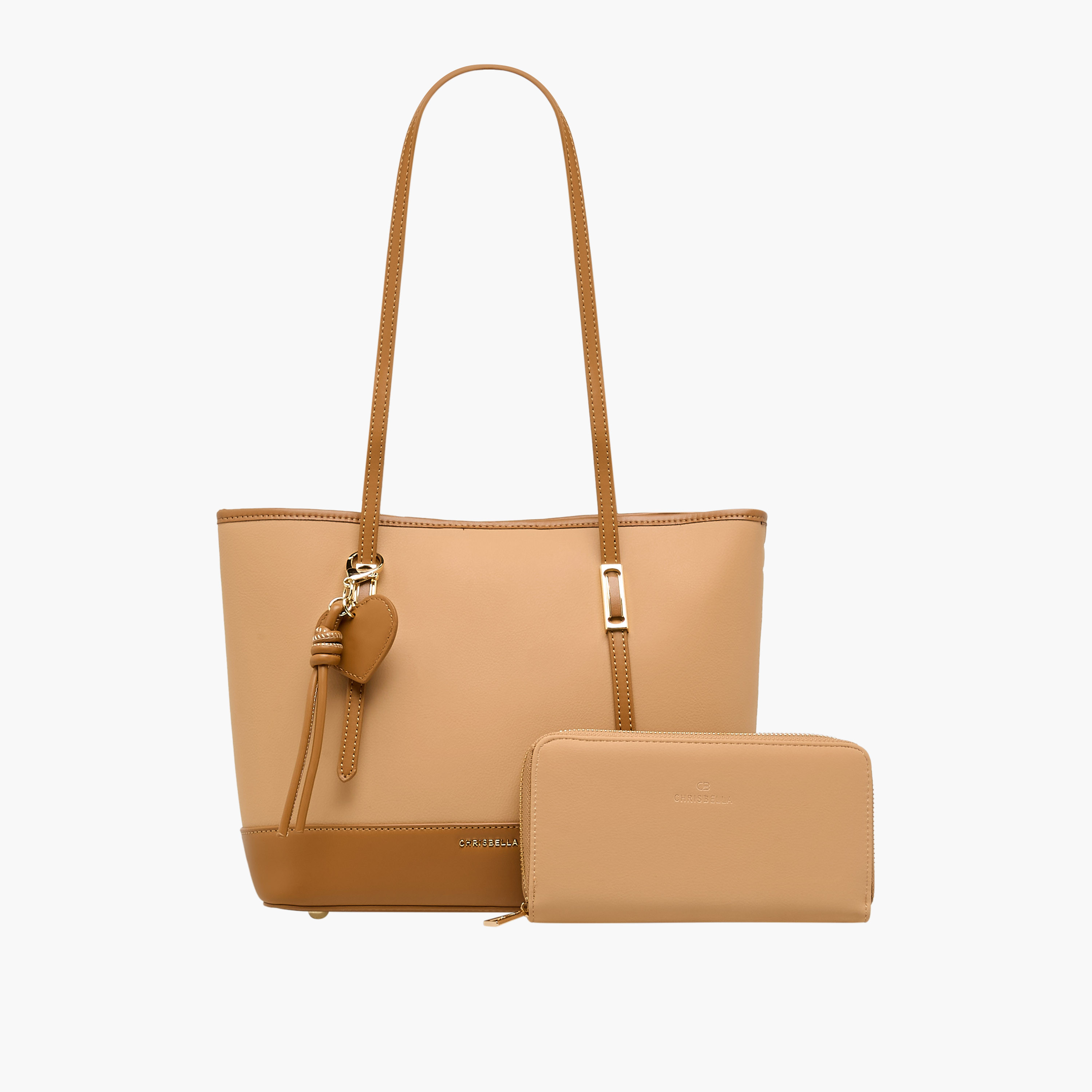 شنطة توتي سادة مع محفظة من كريسبيلا-women-bagsandwallets-handbags-image-1