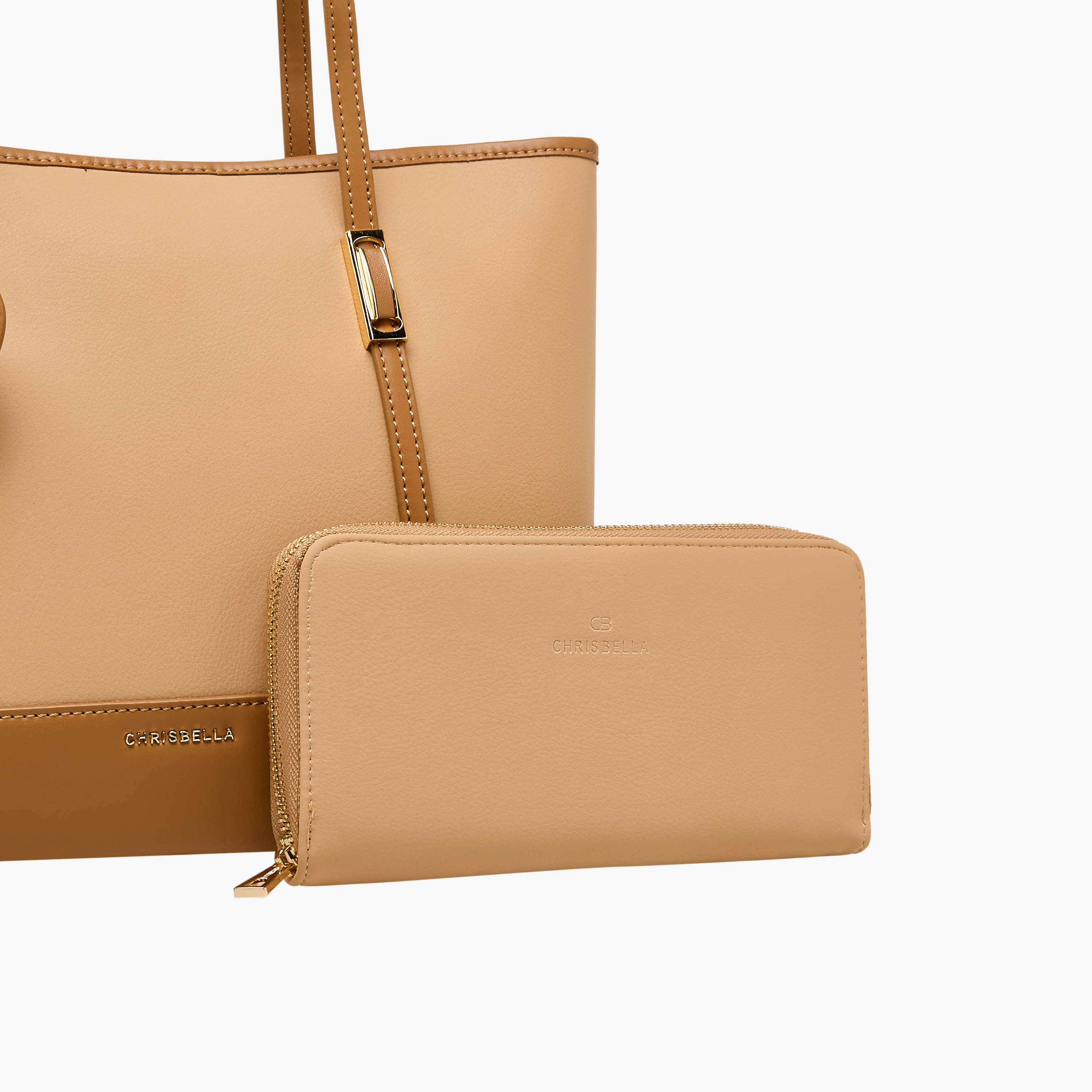 شنطة توتي سادة مع محفظة من كريسبيلا-women-bagsandwallets-handbags-image-6