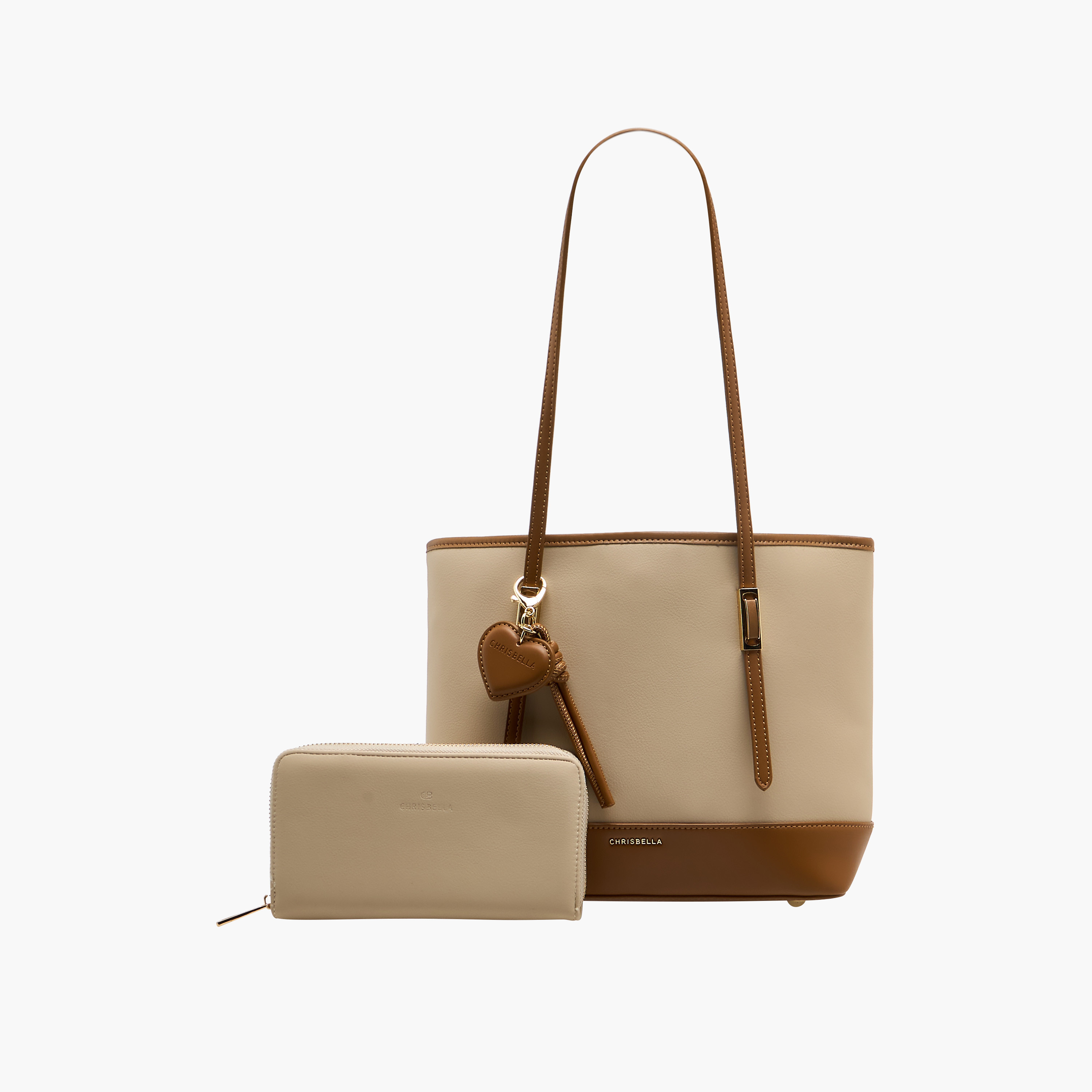 Chrisbella Solid Tote Bag with Wallet-women-bagsandwallets-handbags-image-1