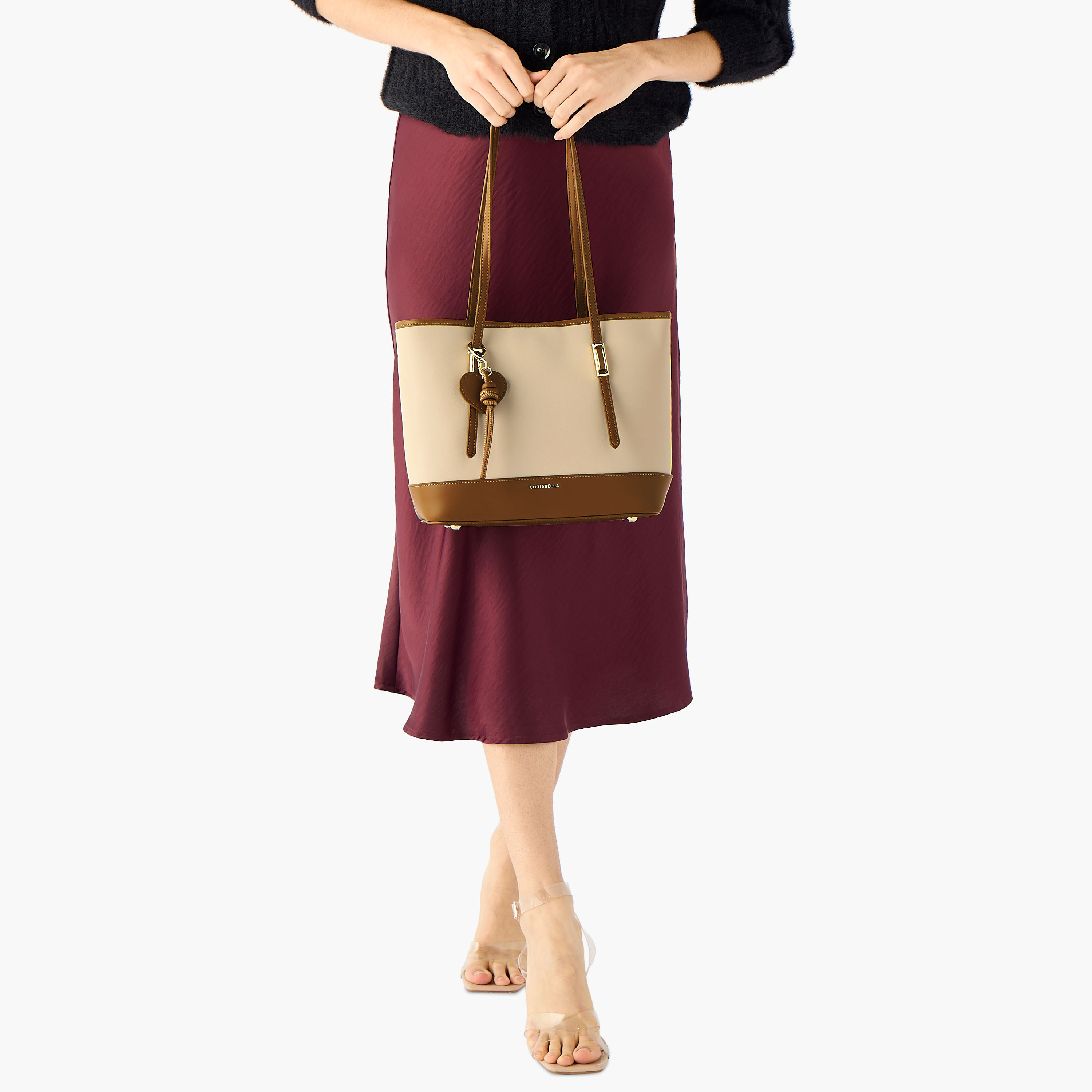 Chrisbella Solid Tote Bag with Wallet-women-bagsandwallets-handbags-image-2