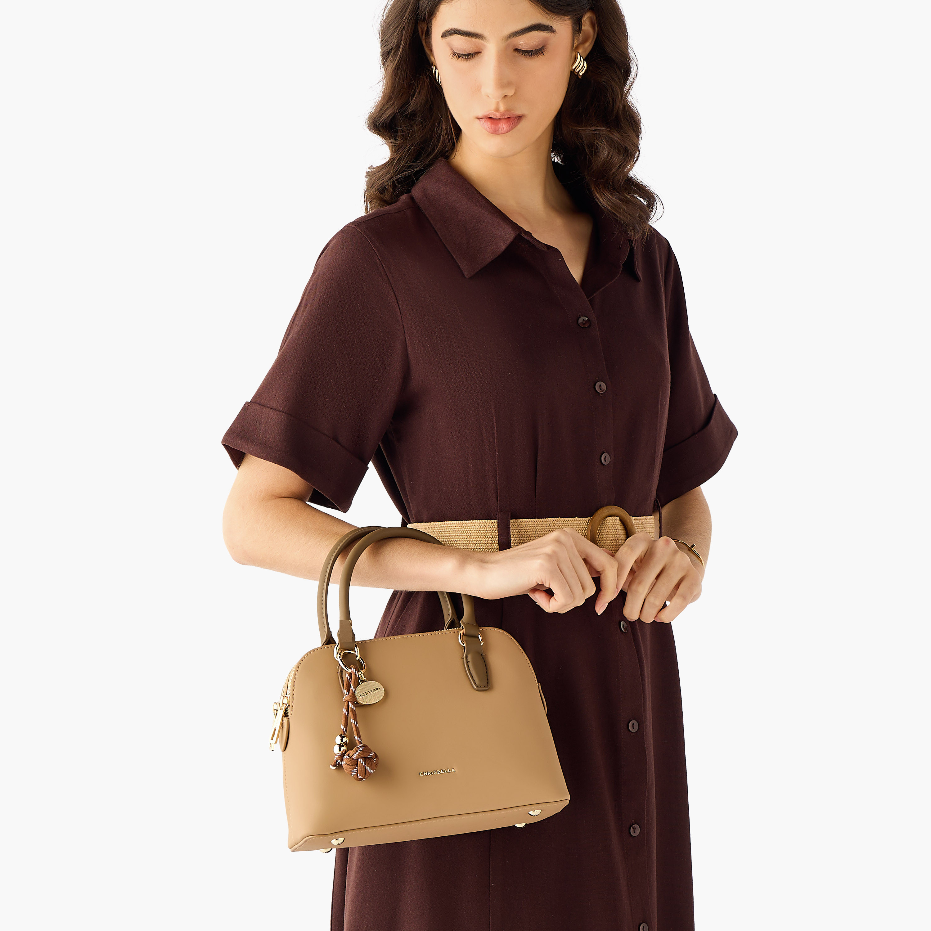 شنطة كروس بودي بتفاصيل دلايّة وحزام قابل للفصل وشنطة صغيرة من كريسبيلا-women-bagsandwallets-handbags-image-2