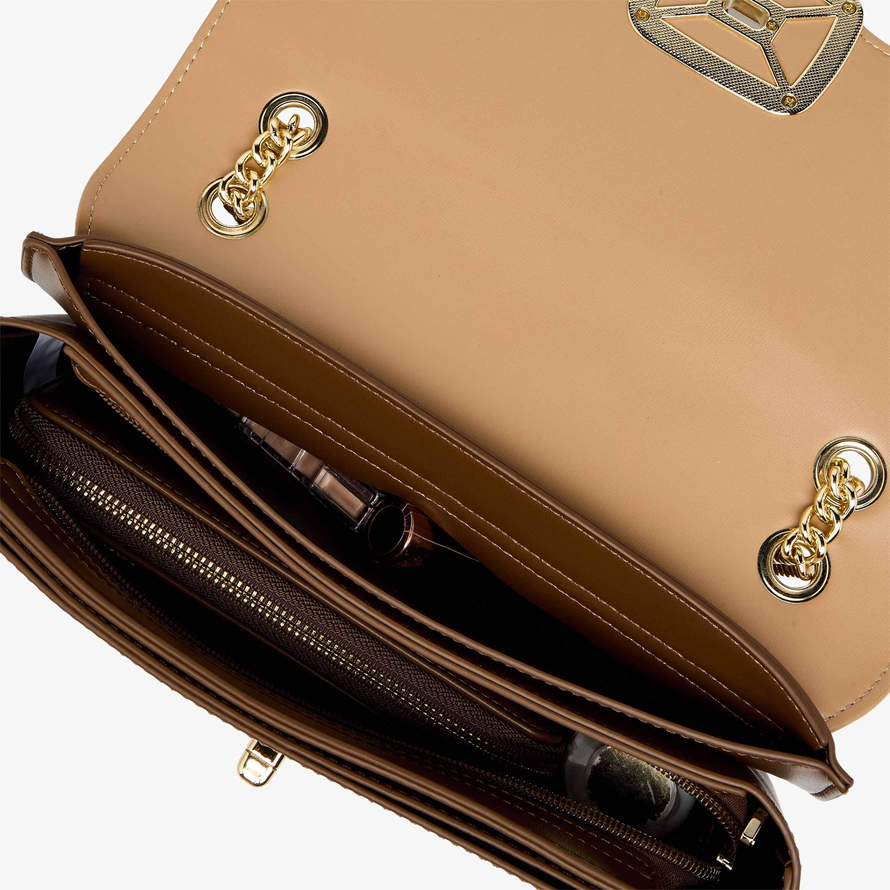 Chrisbella Colourblock Crossbody Bag with Chain Strap and Wallet-women-bagsandwallets-handbags-image-10