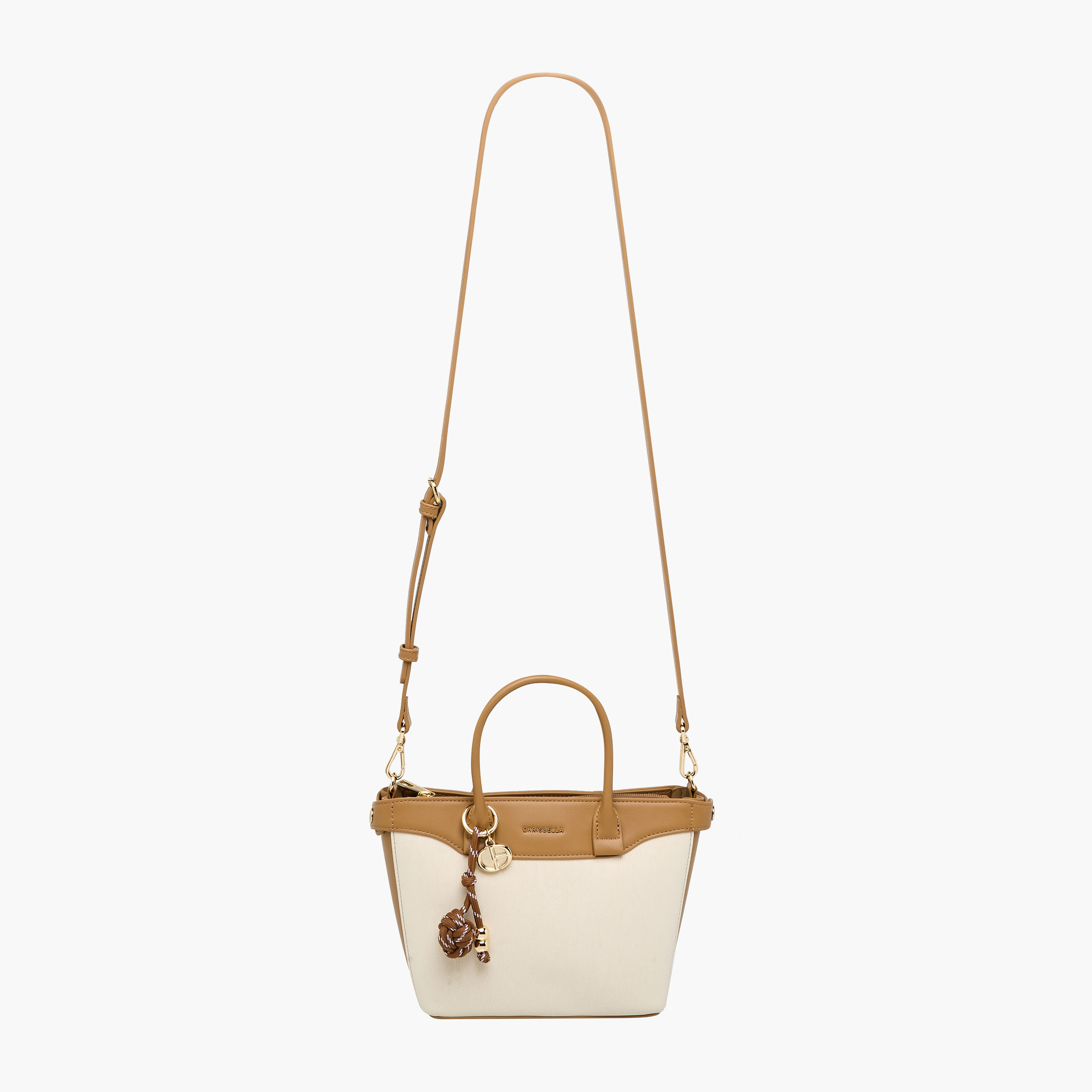 Chrisbella Colourblock Tote Bag with Detachable Strap and Pouch-women-bagsandwallets-handbags-image-3