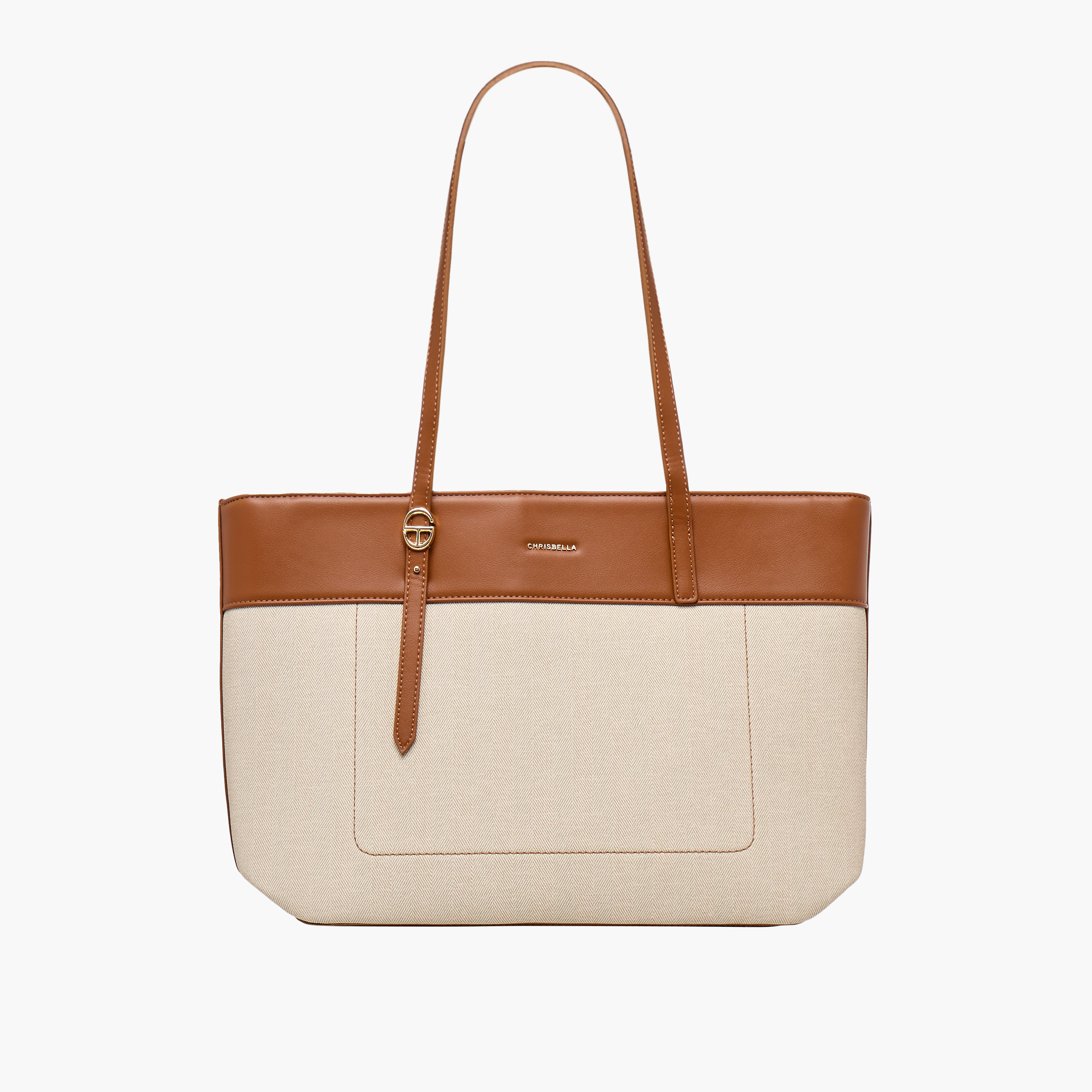 Chrisbella Colourblock Tote Bag with Pouch-women-bagsandwallets-handbags-image-4