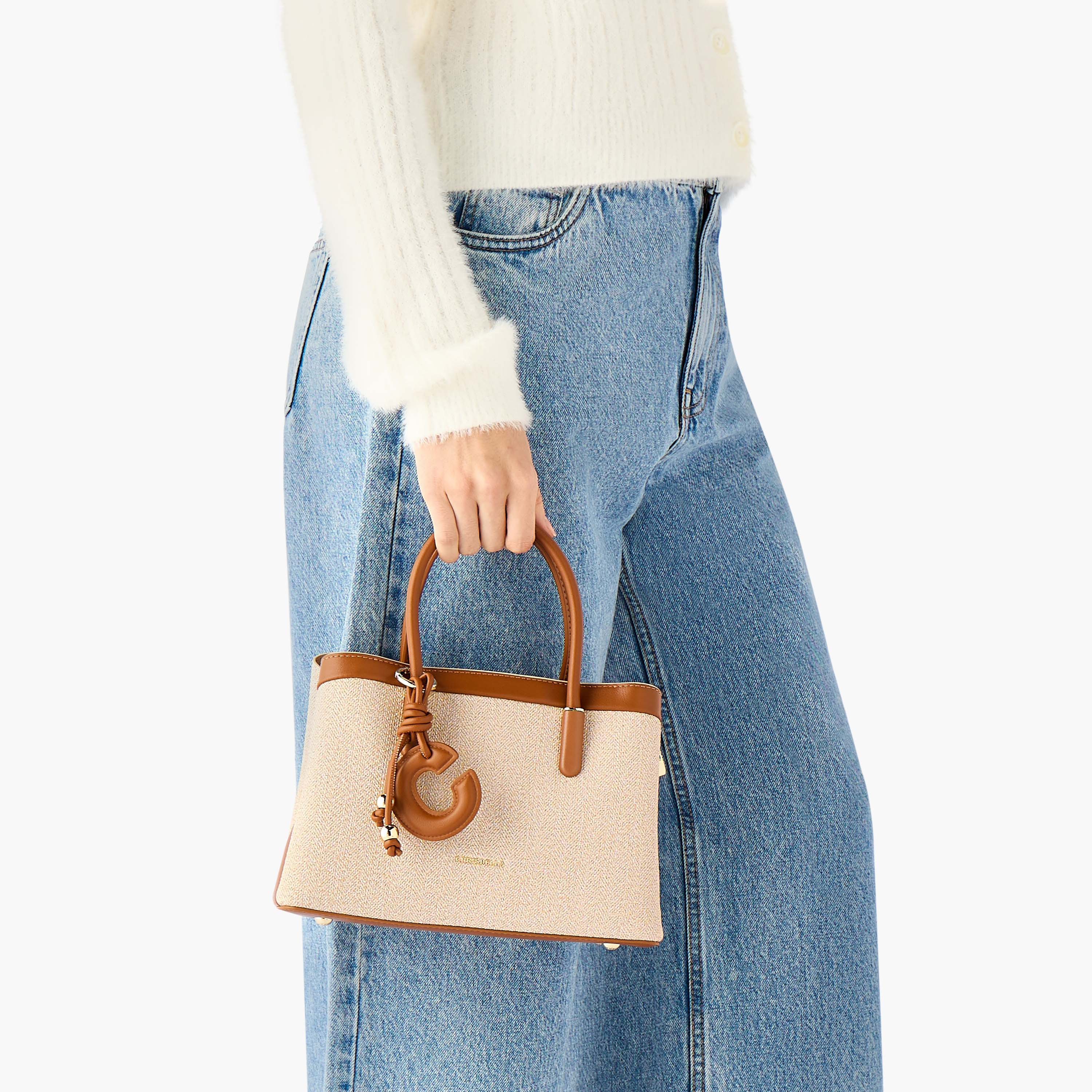 Chrisbella Textured Tote Bag with Wallet-women-bagsandwallets-handbags-image-2