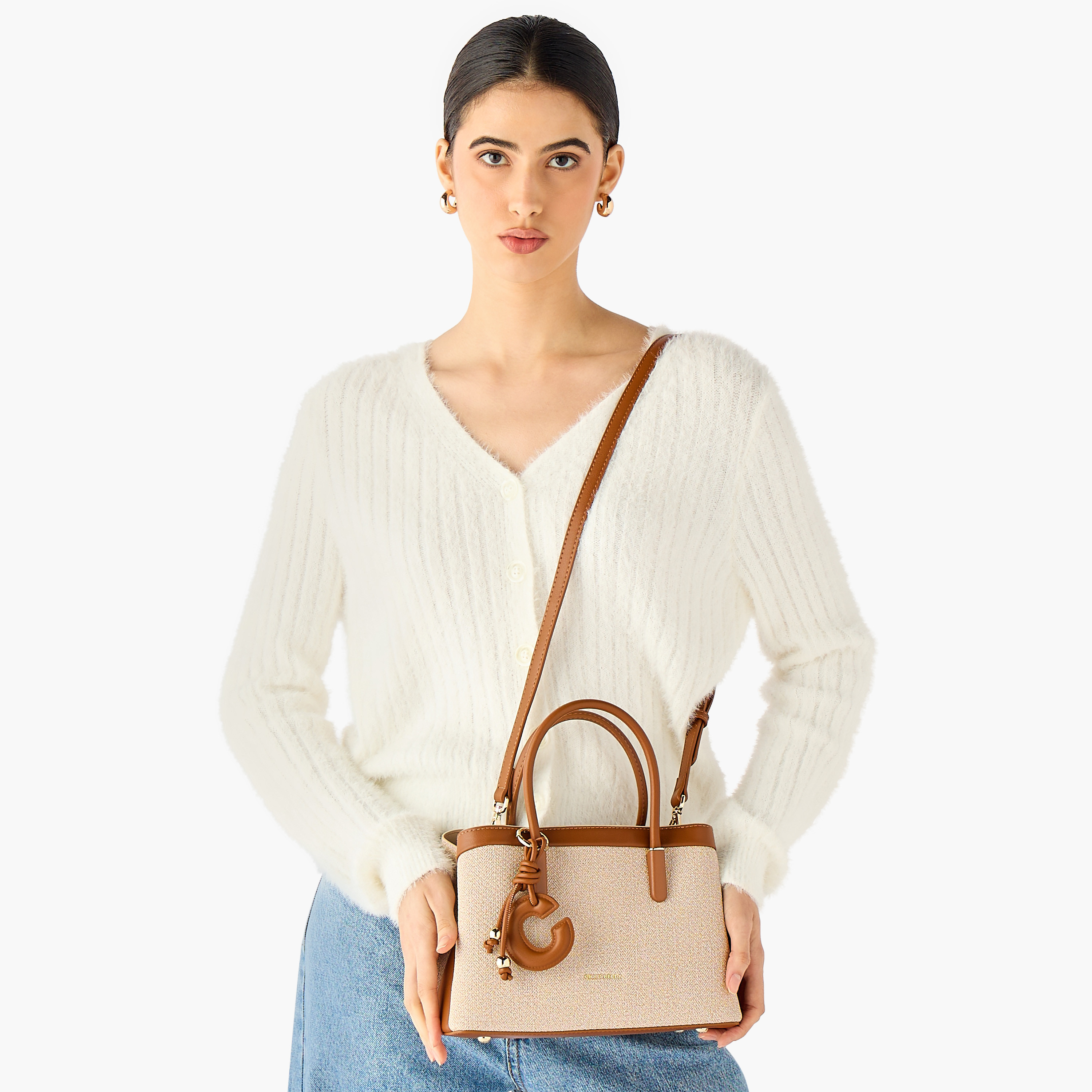 Chrisbella Textured Tote Bag with Wallet-women-bagsandwallets-handbags-image-9